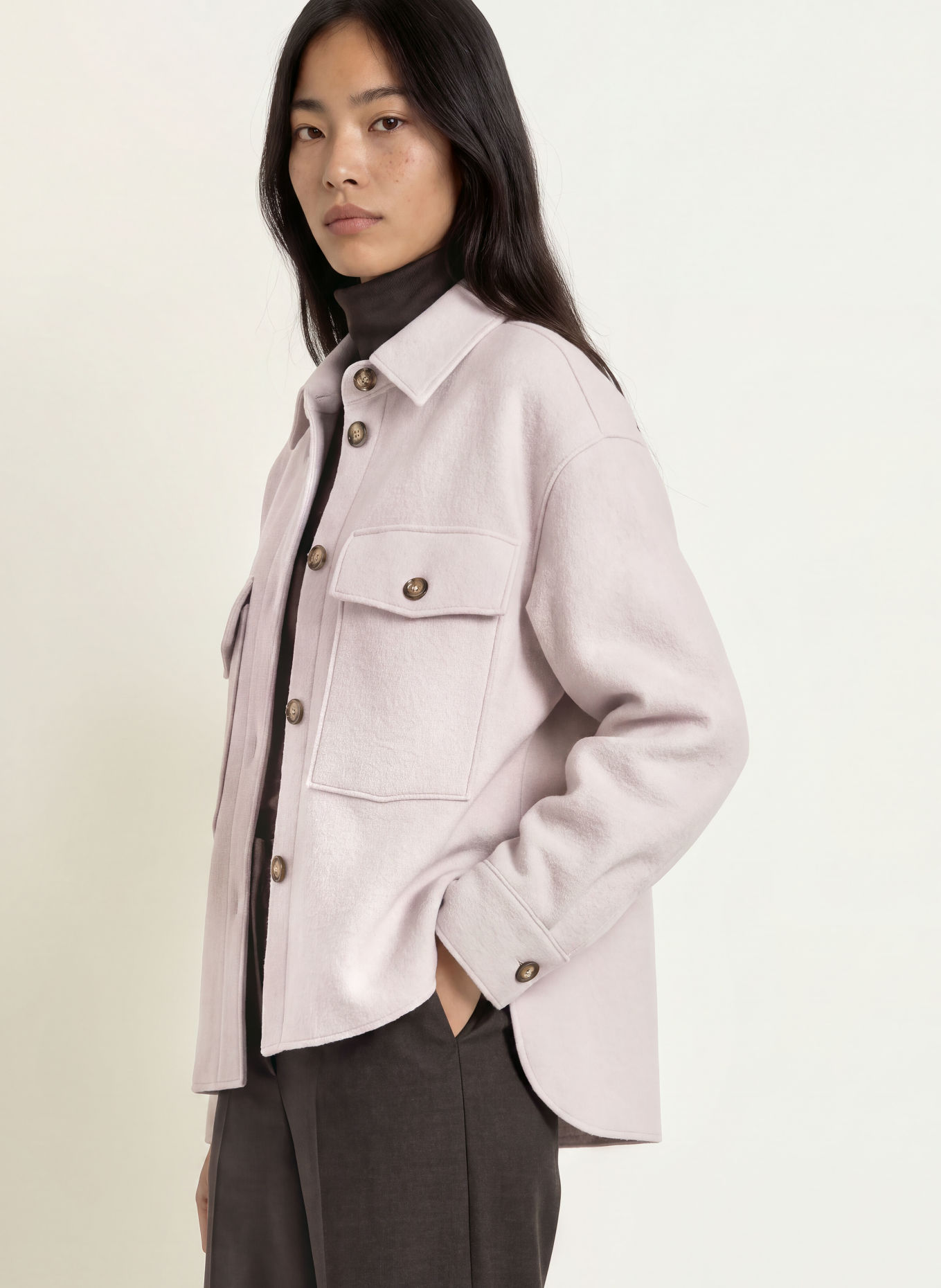 oui Overjacket: ROSE CLAIR