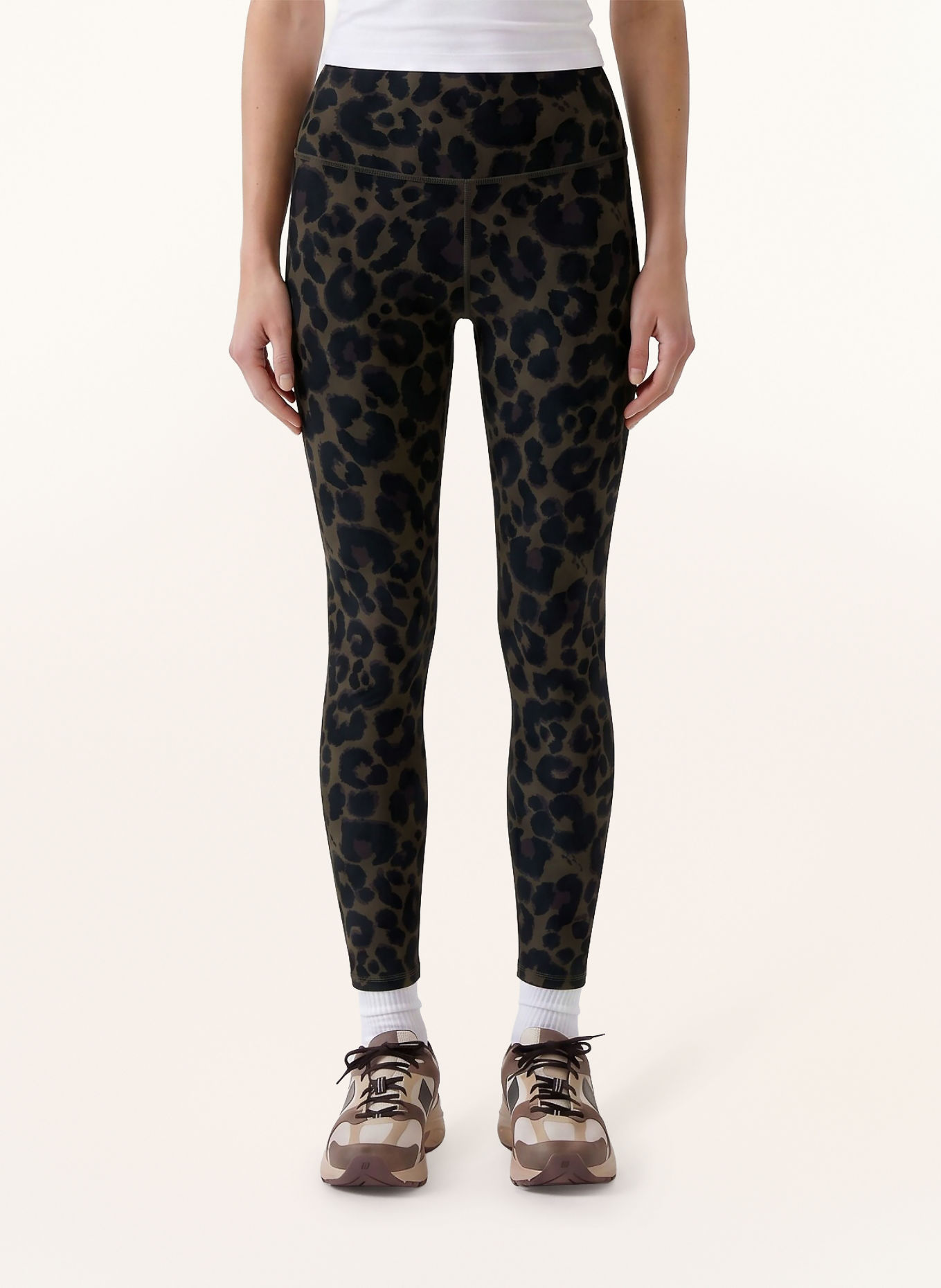 oui Legging: TAUPE / MARRON FONCÉ / NOIR