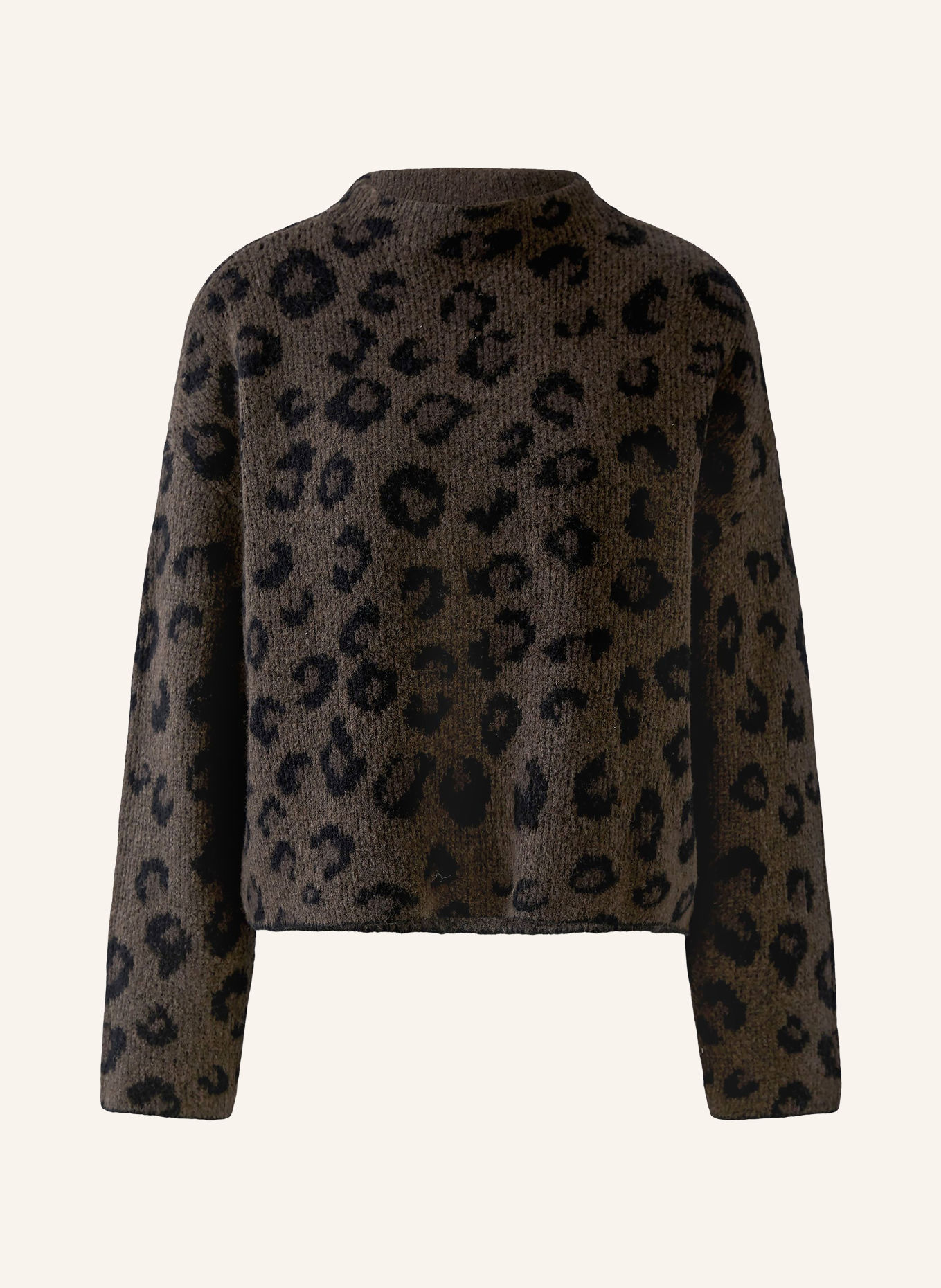 oui Pull: MARRON FONCÉ / GRIS FONCÉ