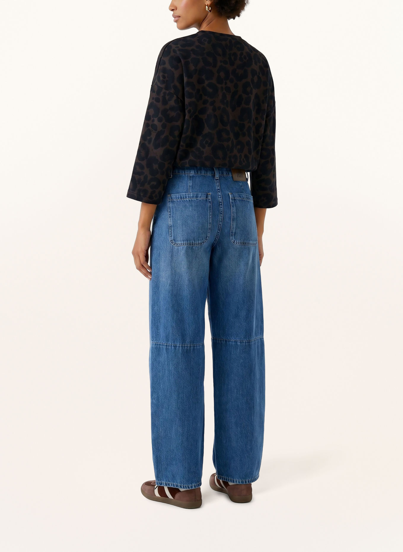 oui Bluza: SZAROBRĄZOWY / CIEMNOBRĄZOWY / CZARNY