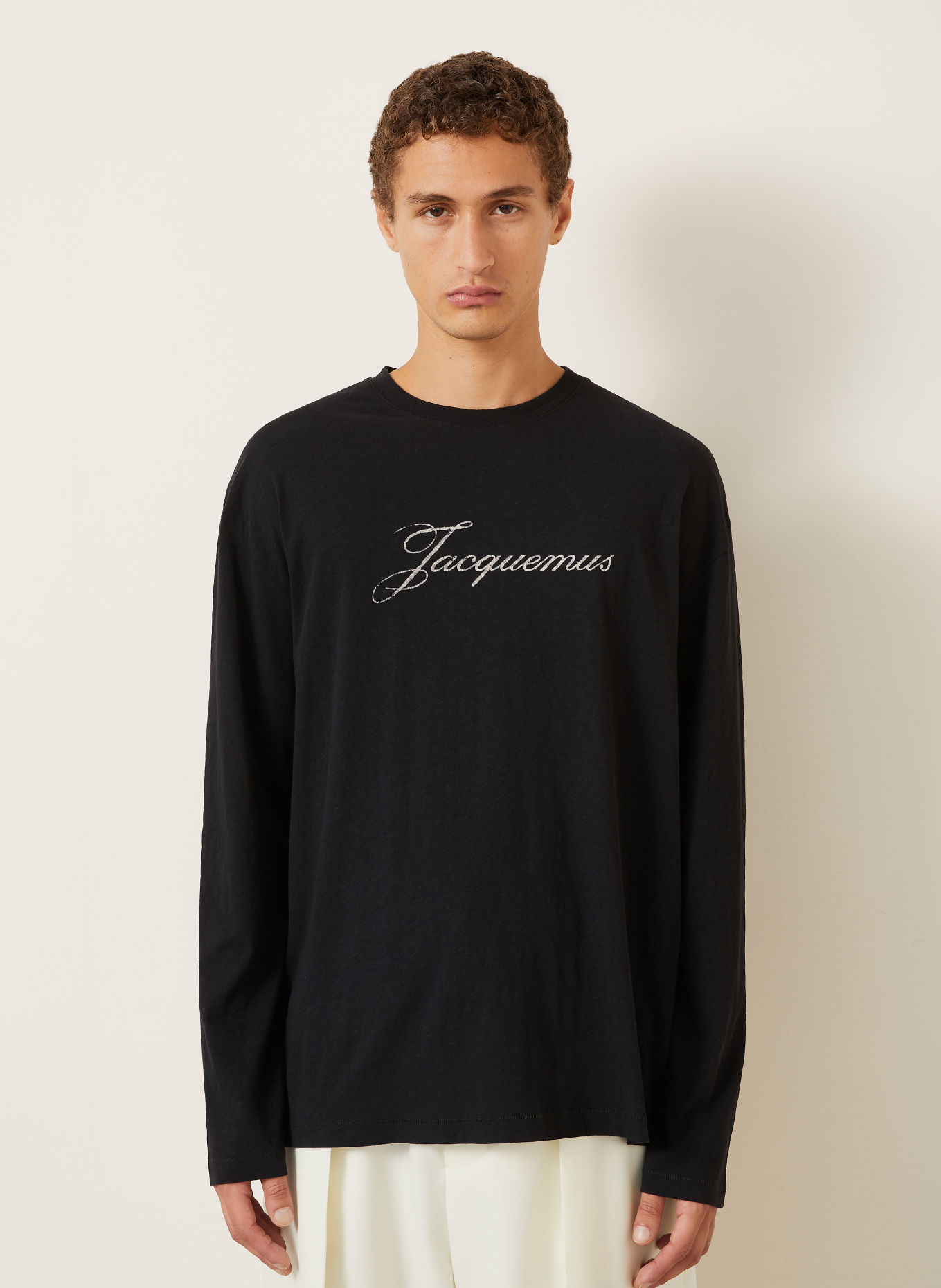JACQUEMUS Long-sleeve shirt Limited Edition T-Shirt: BLACK