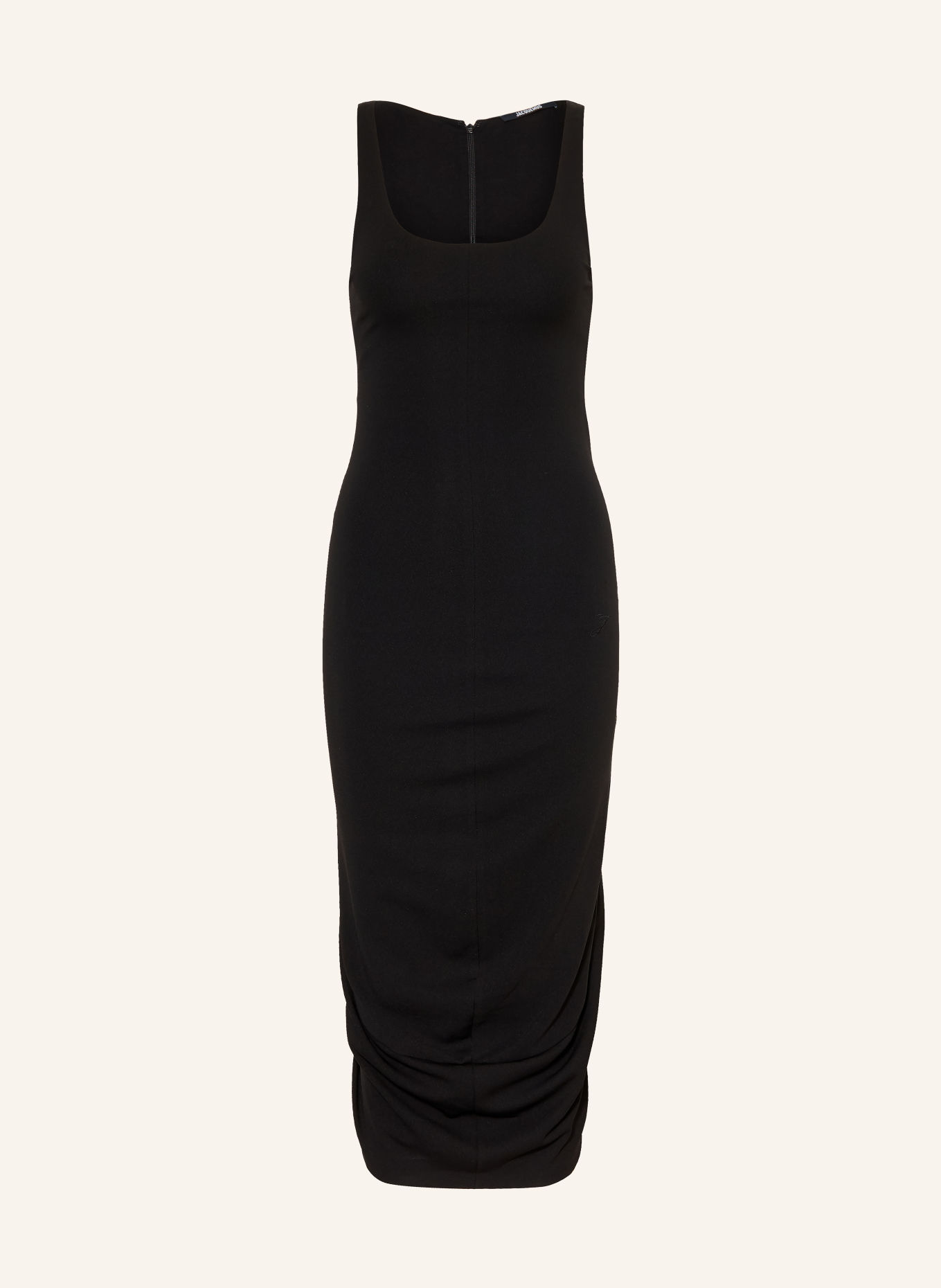 JACQUEMUS Etuikleid LA ROBE REGATA aus Jersey: SCHWARZ