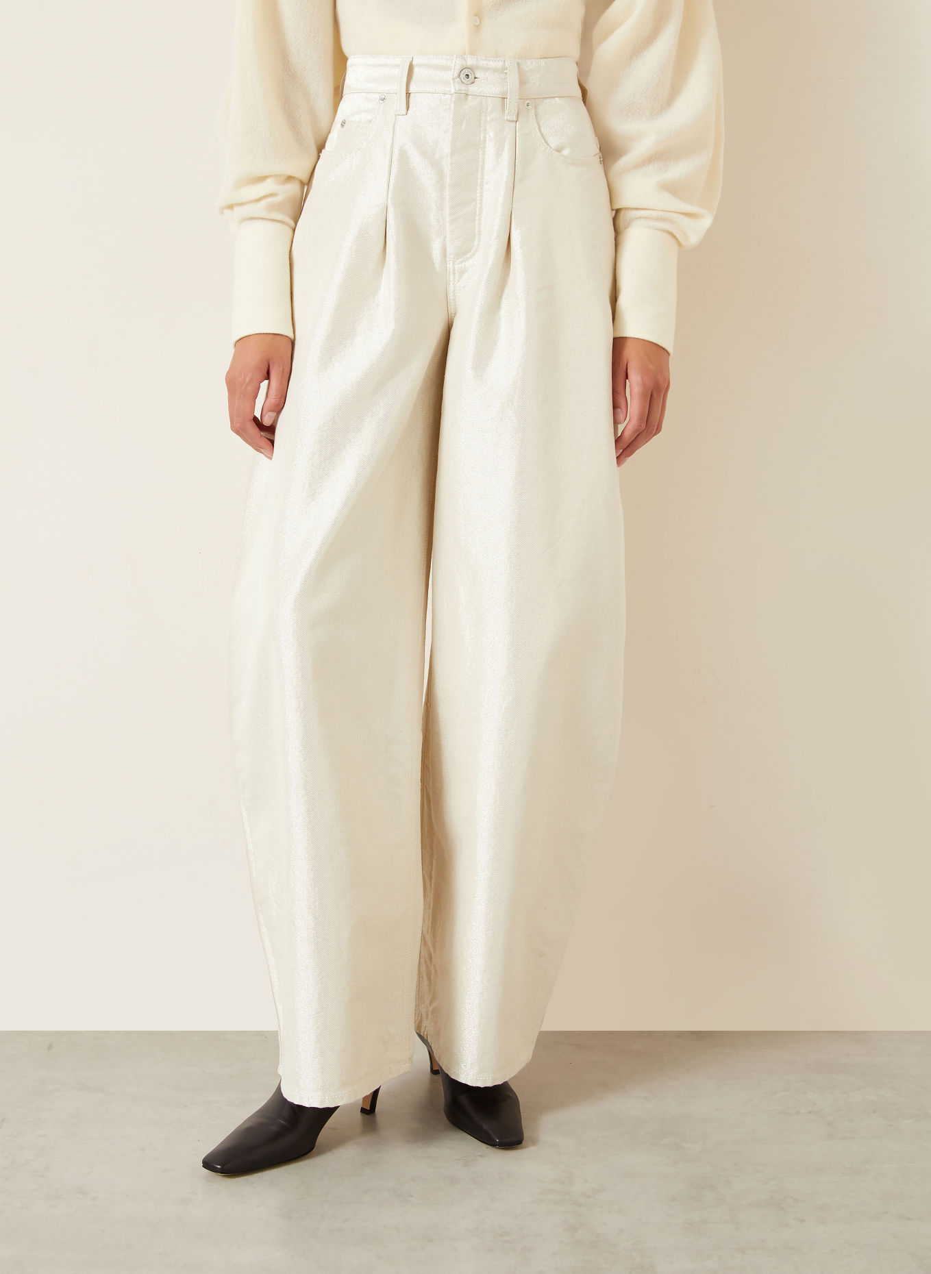 JACQUEMUS Trousers LE DE-NIMES: GOLD