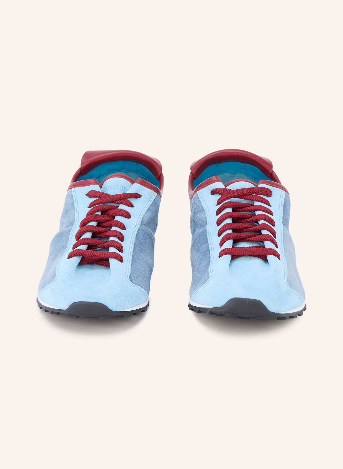 JACQUEMUS Sneaker LES TENNIS: LYSEBLÅ / MØRKERØD / BLÅ