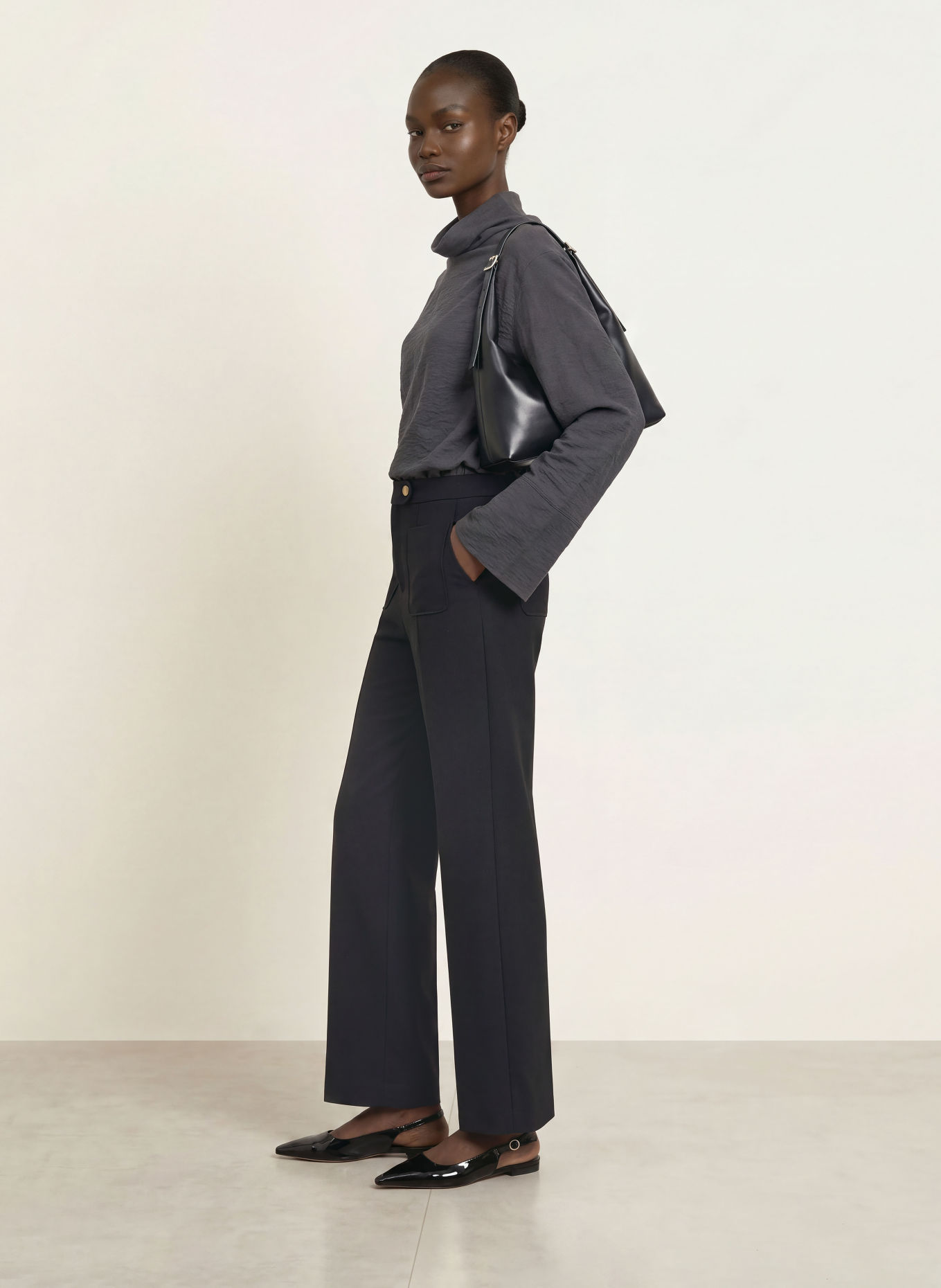 soeur Pantalon palazzo HARRY: NOIR