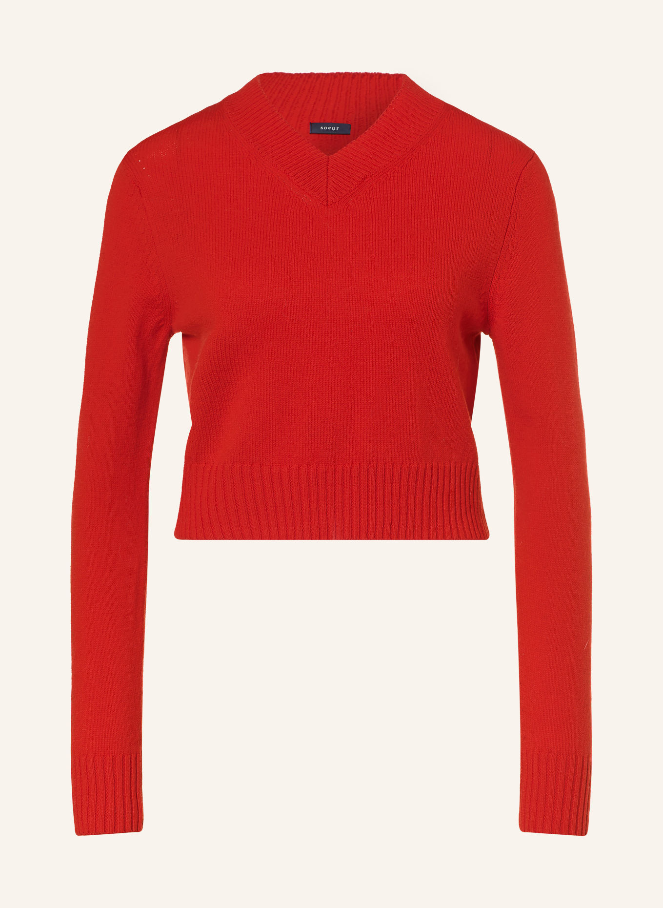 soeur Pullover JONAS aus Merinowolle: ROT