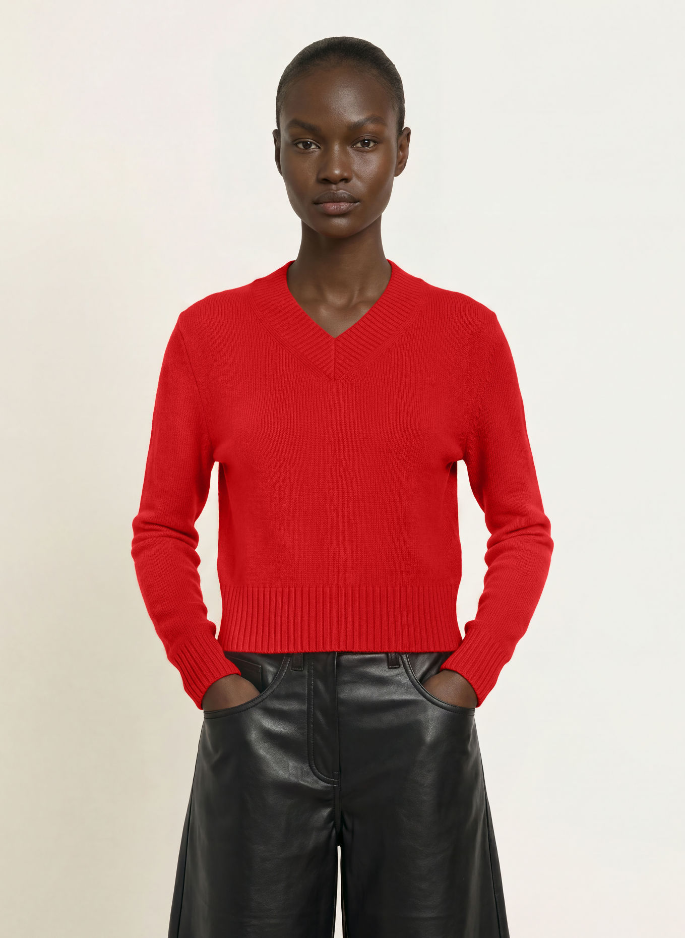 soeur Pullover JONAS aus Merinowolle: ROT