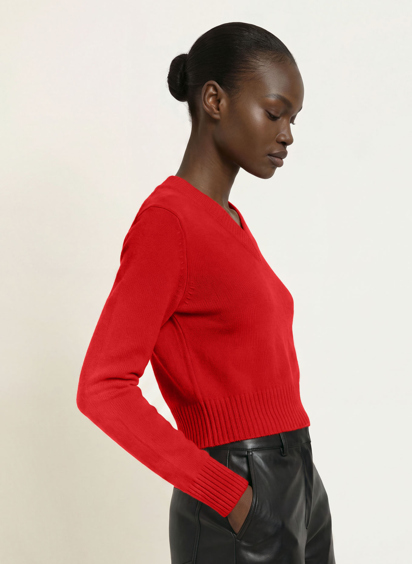 soeur Pullover JONAS aus Merinowolle: ROT