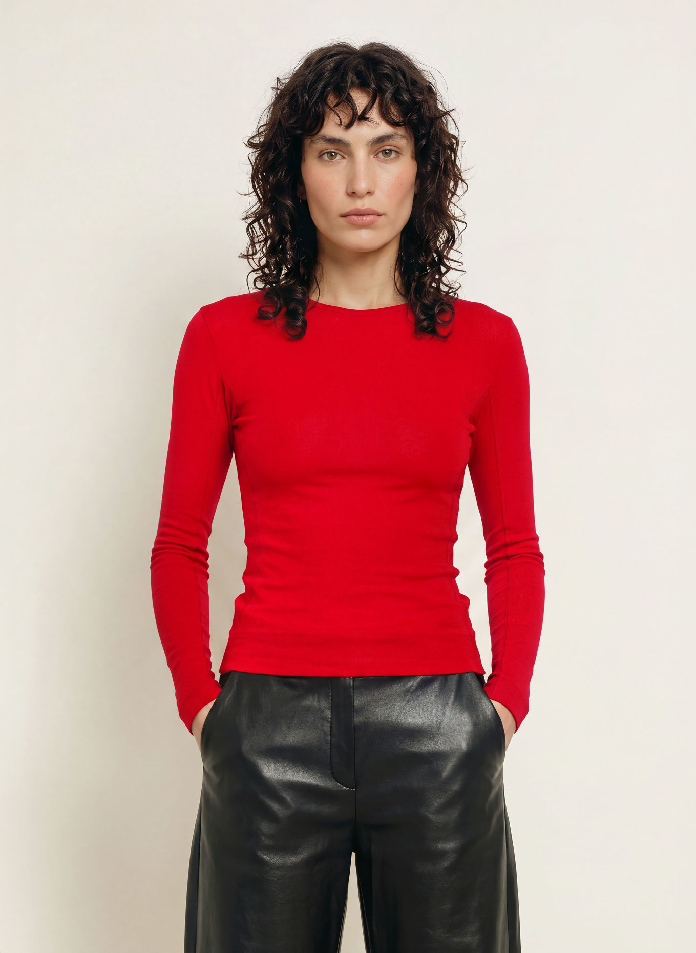 soeur LESTER Long-sleeve shirt: RED