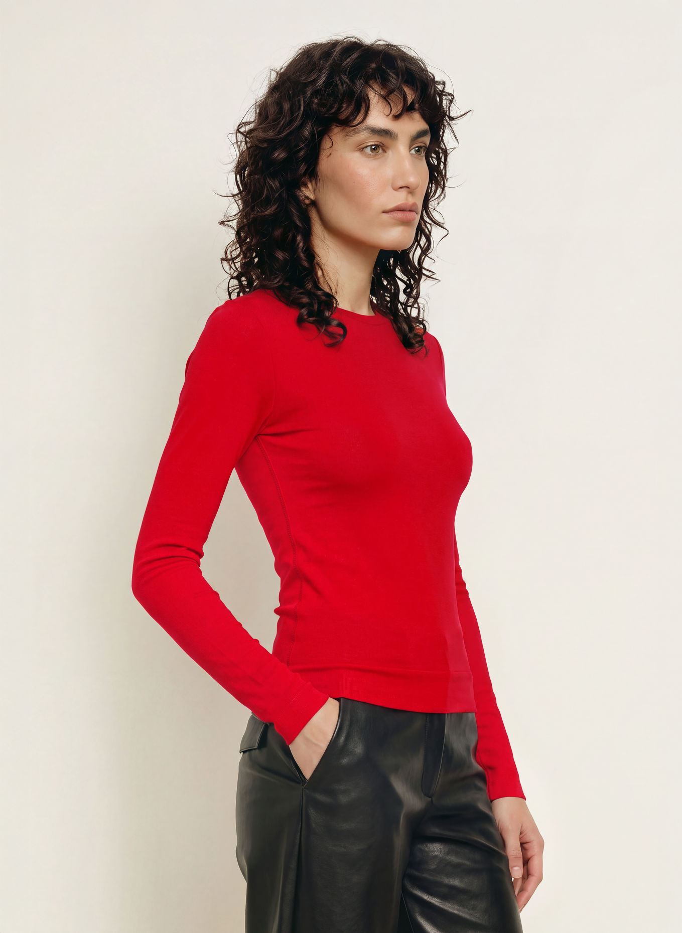 soeur LESTER Long-sleeve shirt: RED