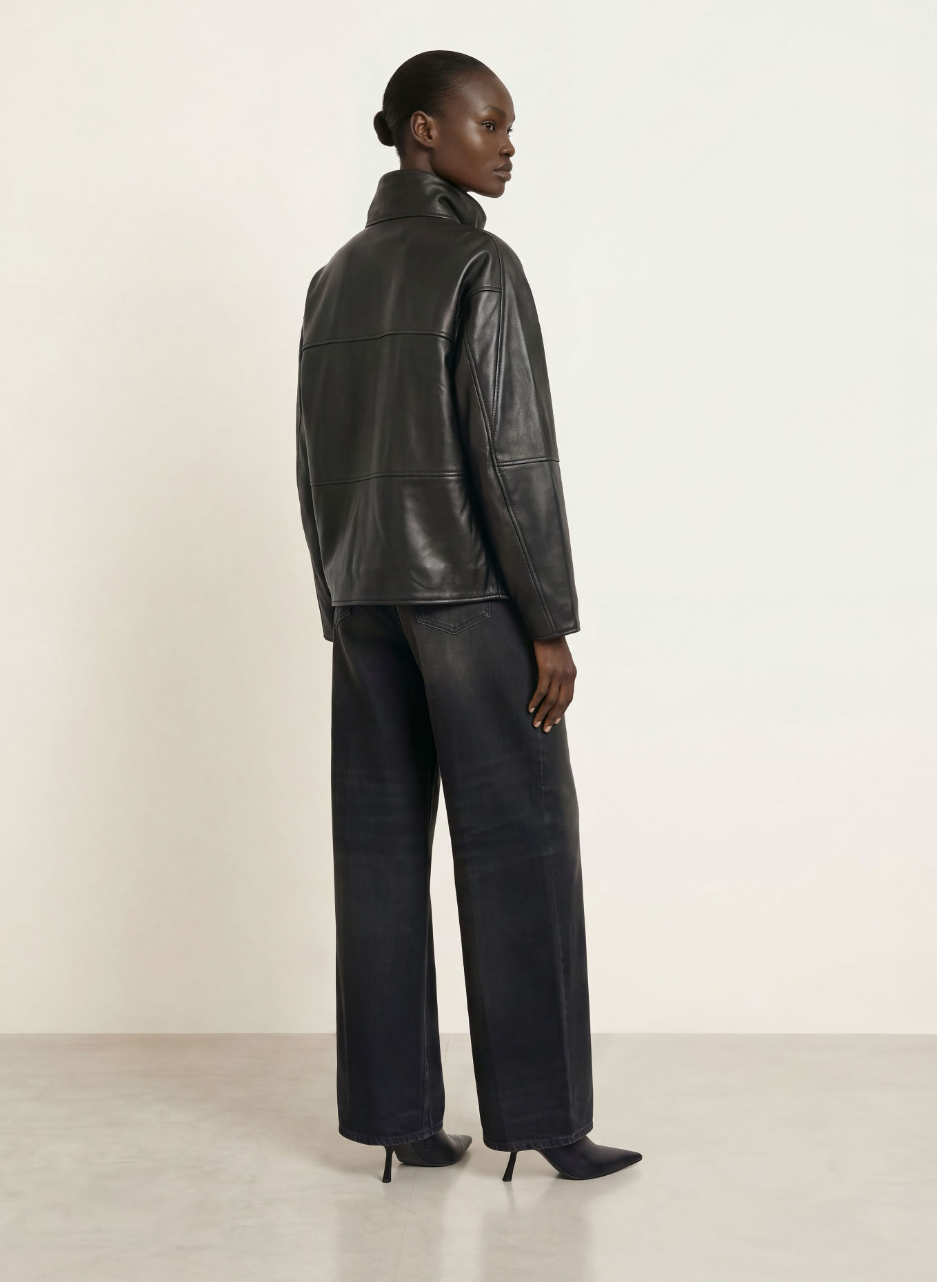 soeur Lederjacke GAMMA: SCHWARZ