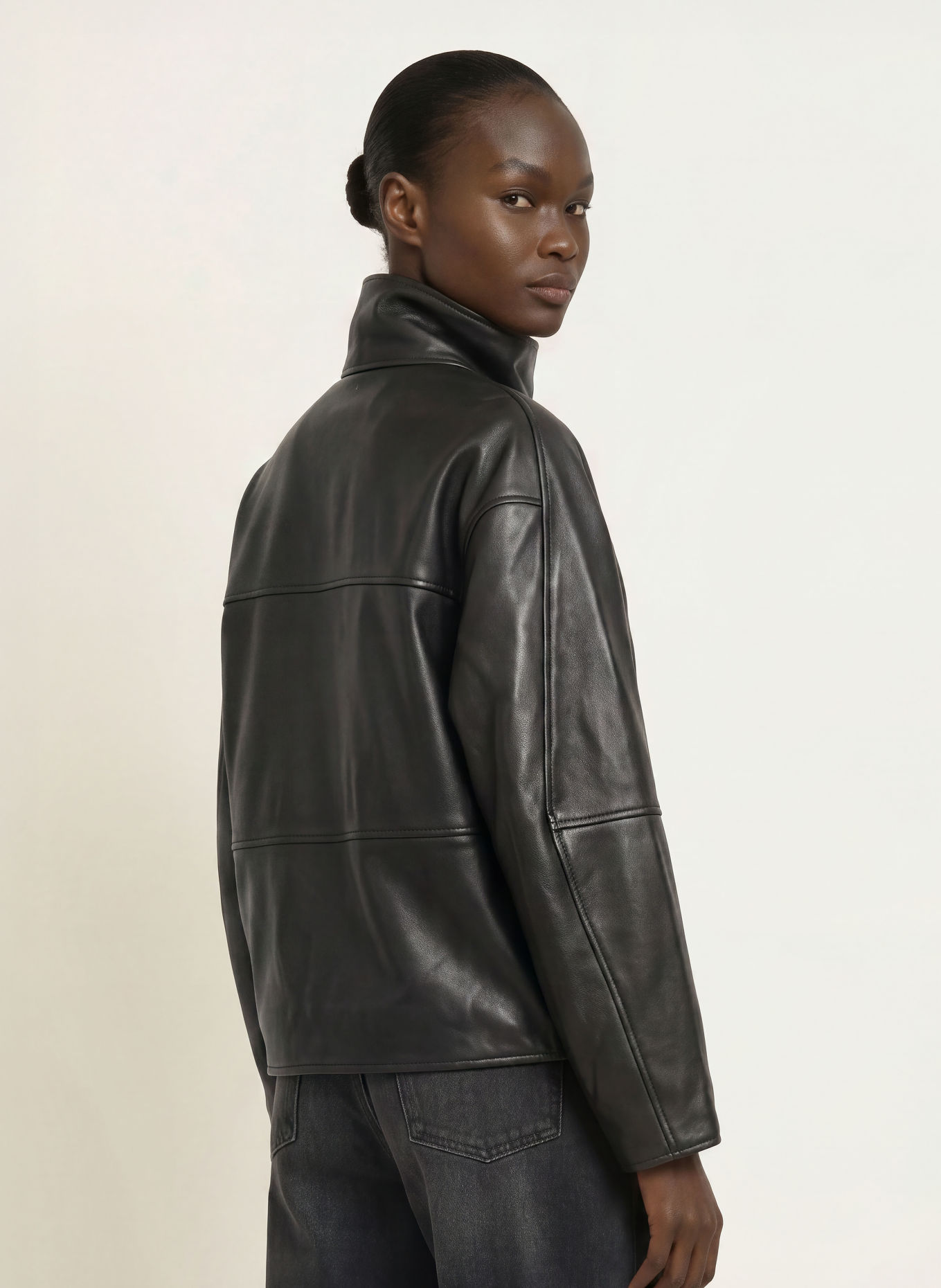 soeur Lederjacke GAMMA: SCHWARZ