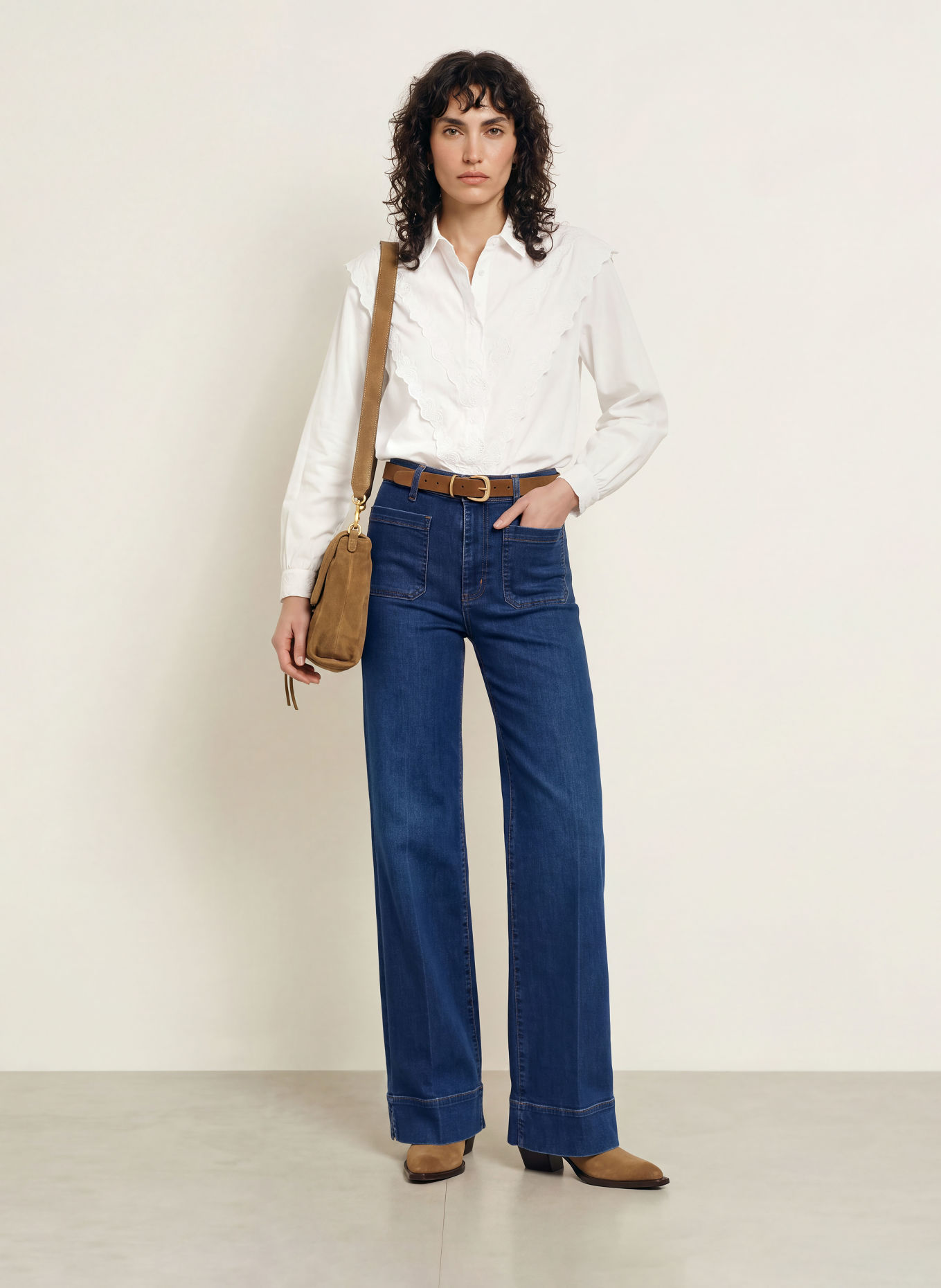 FRAME Jeansy flared LE SLICE: FOLK FOLKLORE
