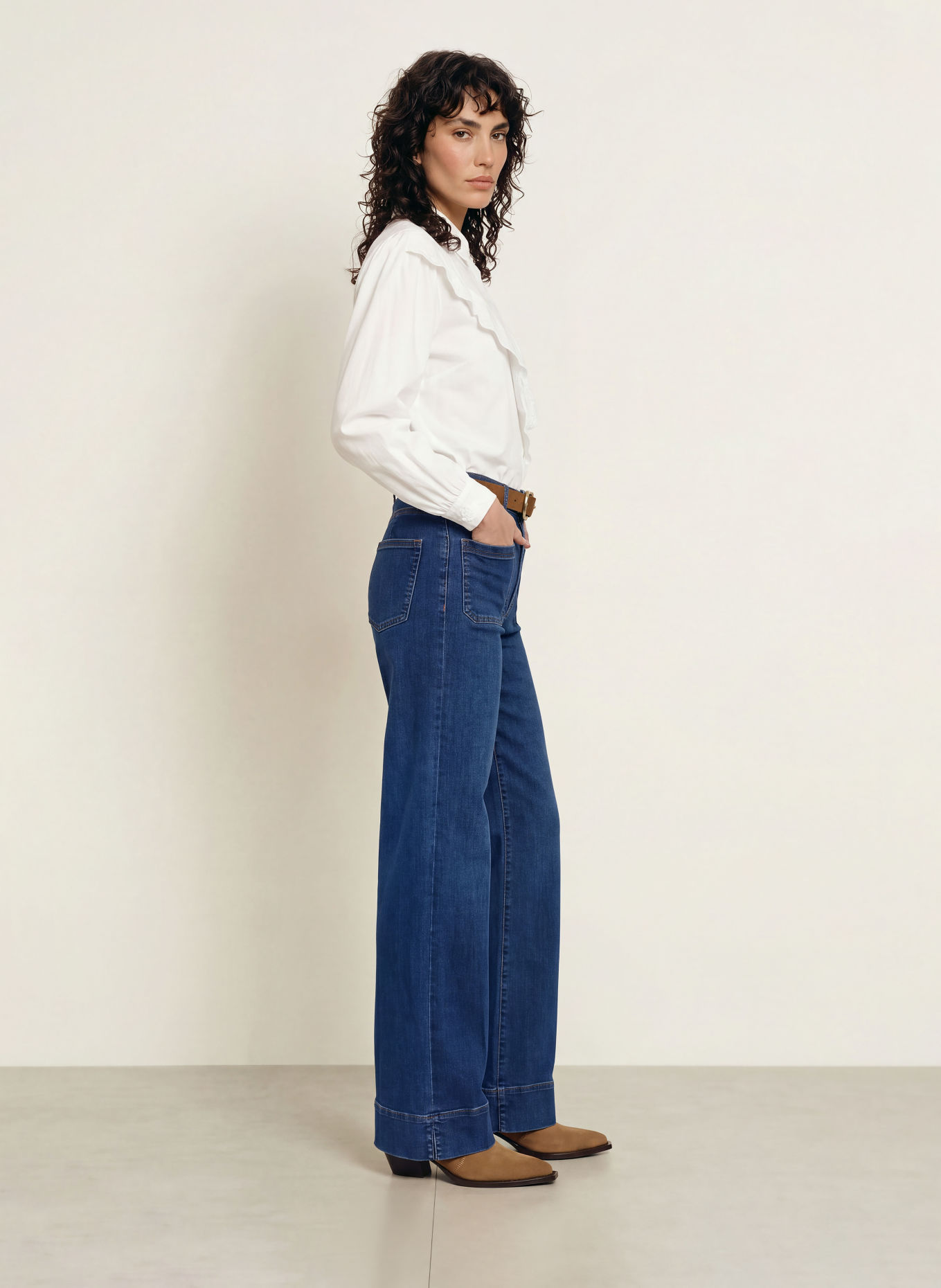FRAME Jeansy flared LE SLICE: FOLK FOLKLORE