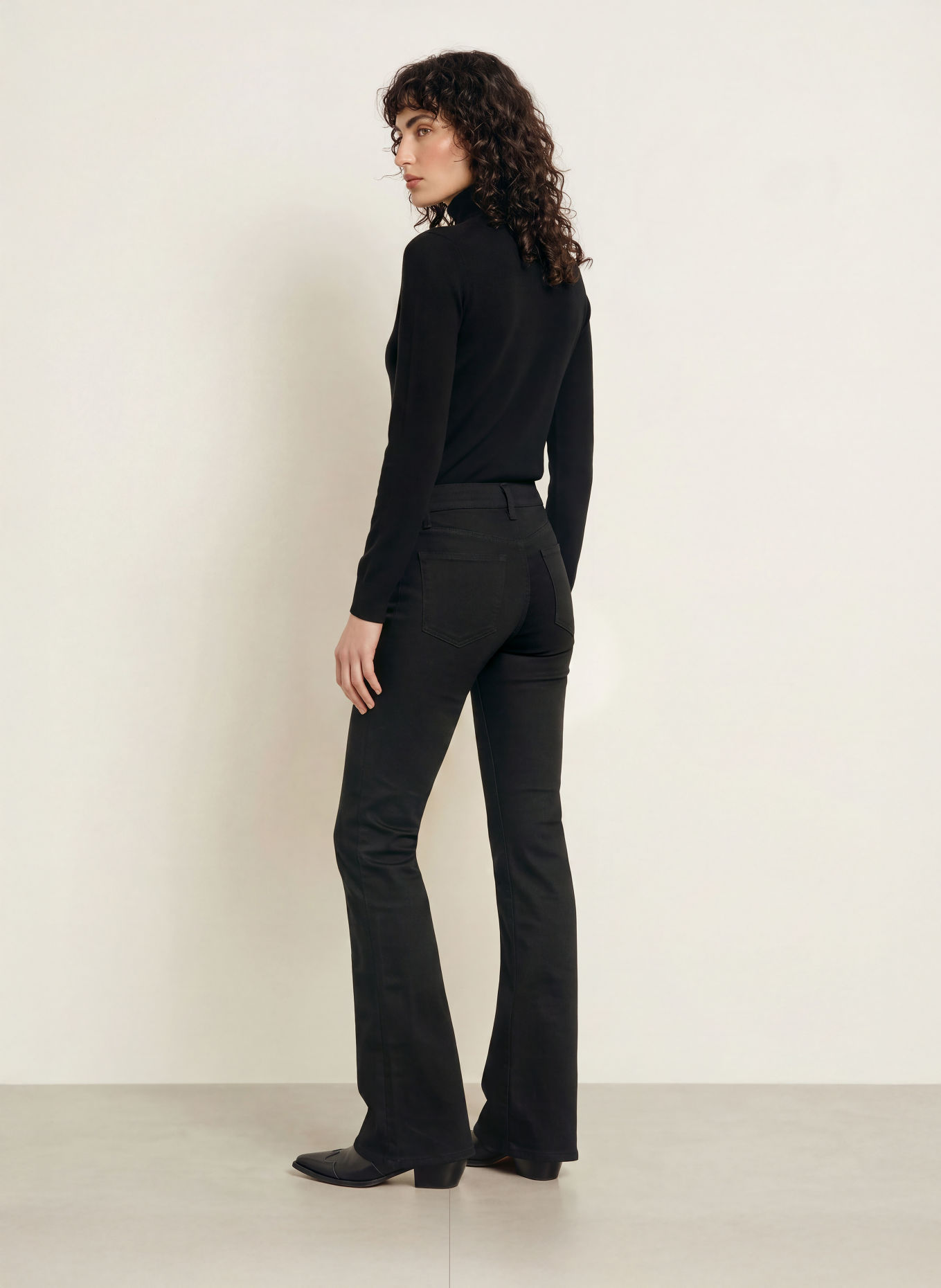 FRAME Flared jeans THE FLARE: BLK BLACK