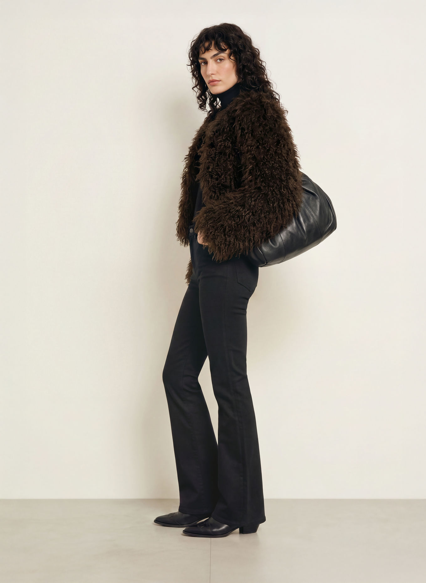 FRAME Flared jeans THE FLARE: BLK BLACK