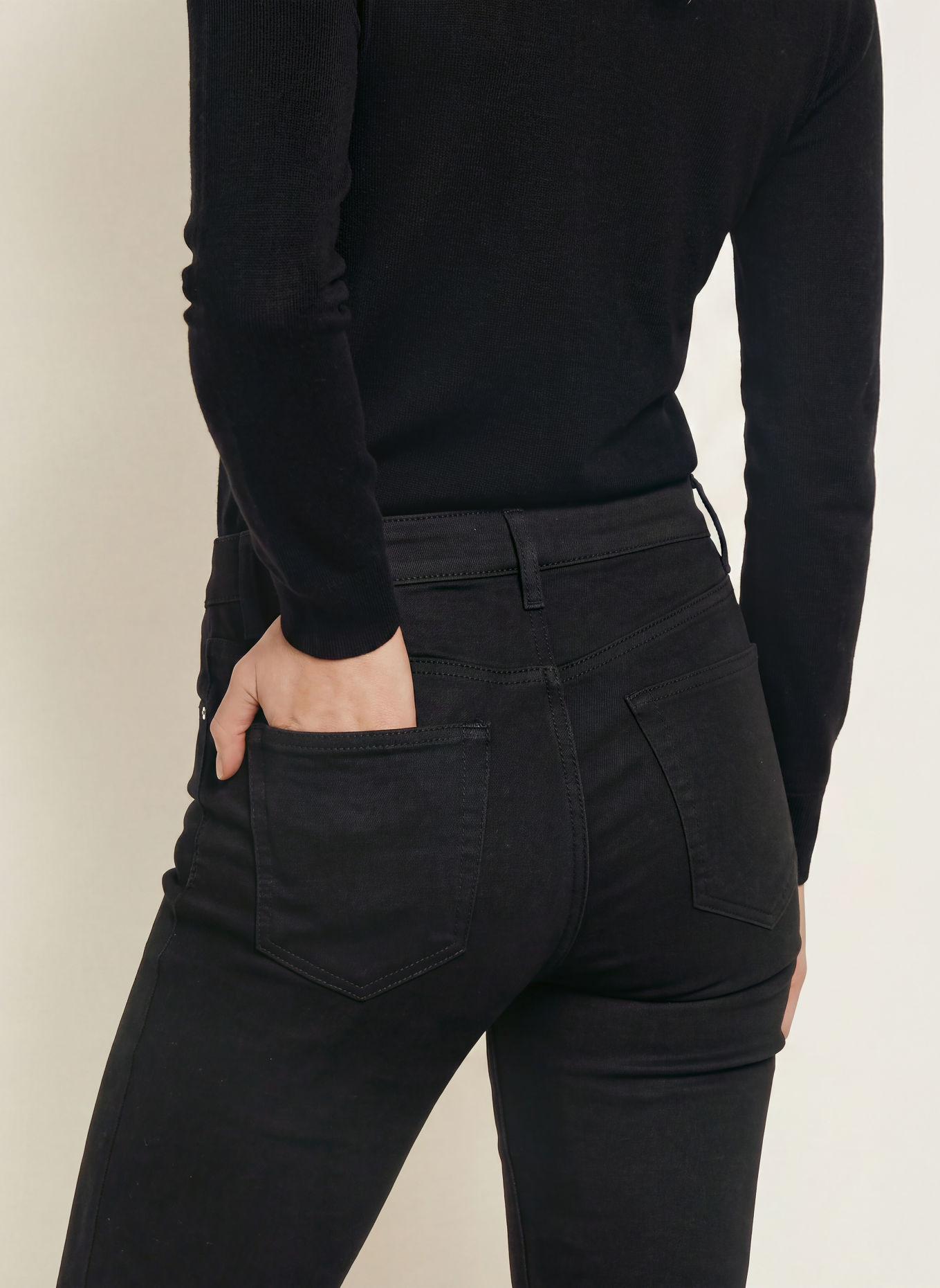 FRAME Flared jeans THE FLARE: BLK BLACK