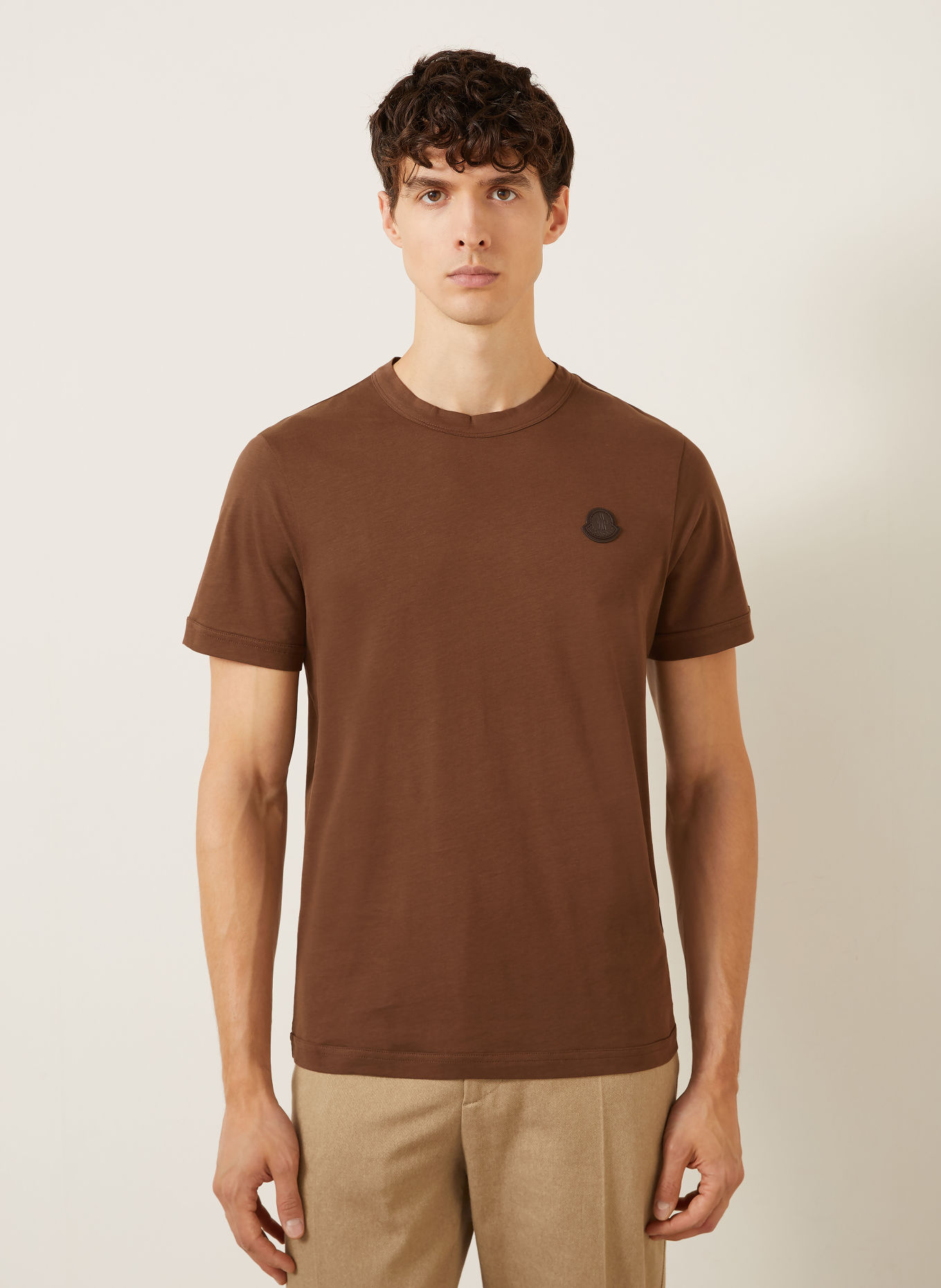 MONCLER T-shirt: BROWN