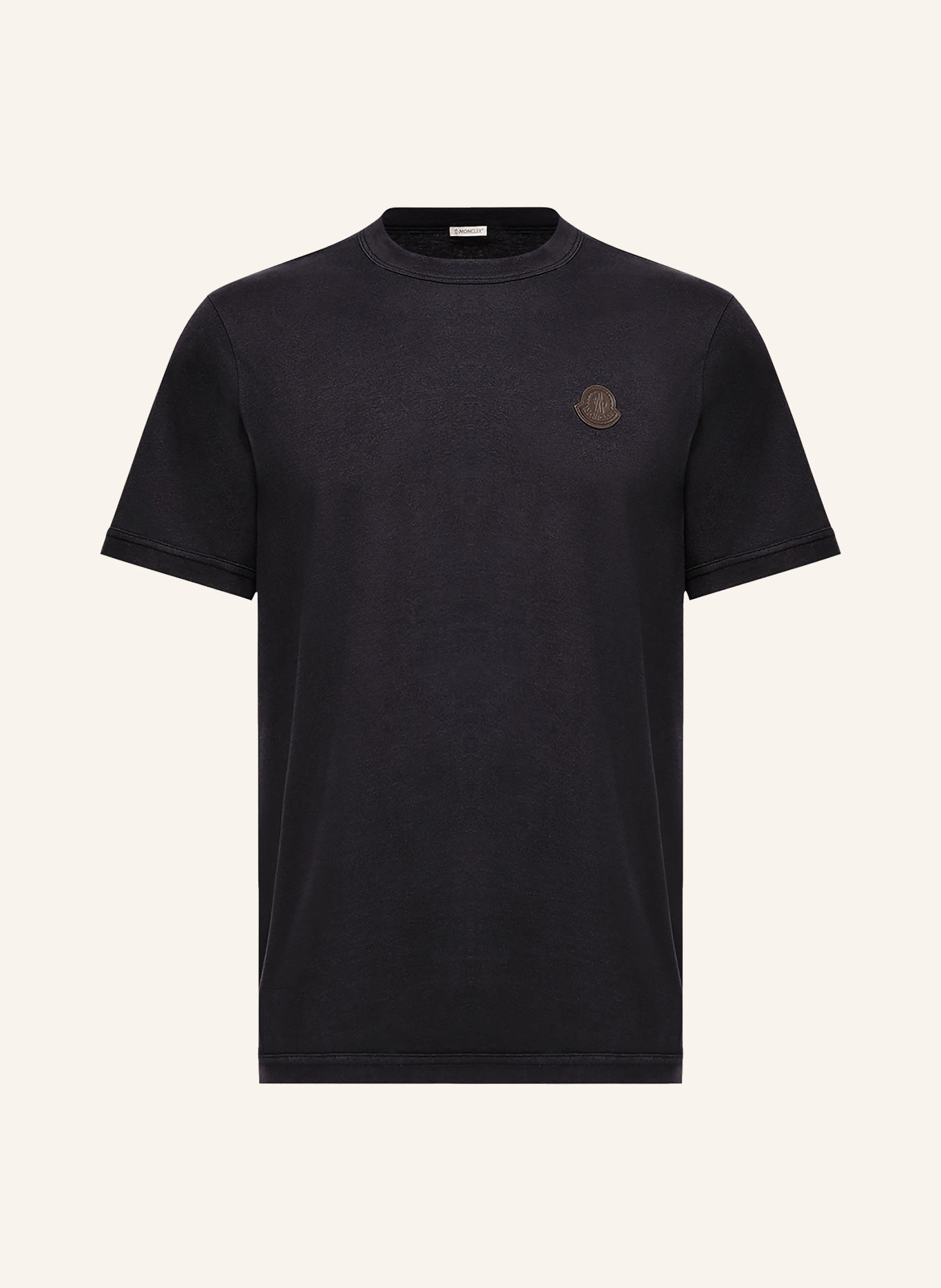 MONCLER T-shirt: DARK BLUE / DARK BROWN