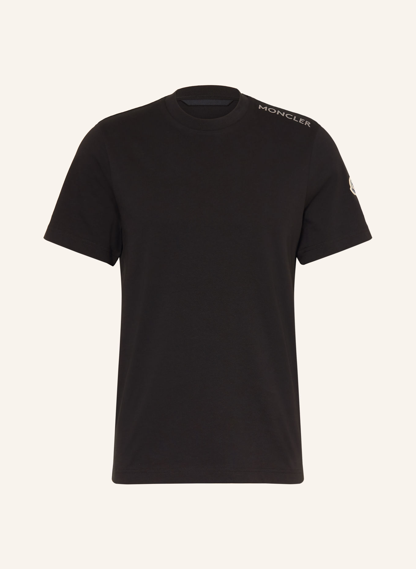 MONCLER T-shirt: ZWART