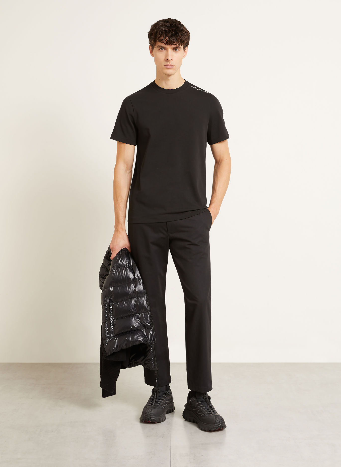 MONCLER T-shirt: ZWART