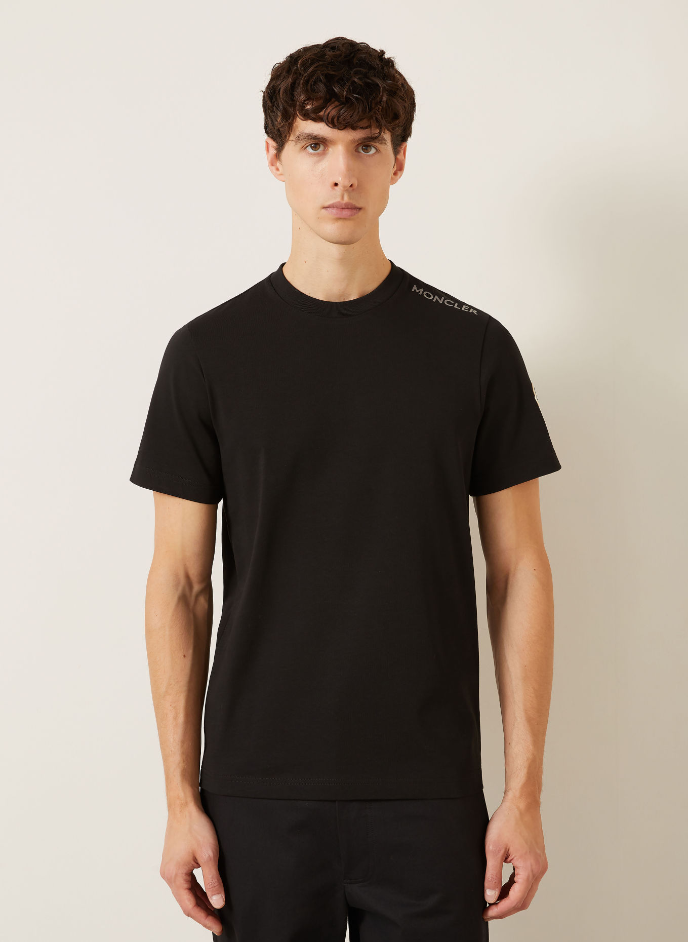 MONCLER T-shirt: ZWART