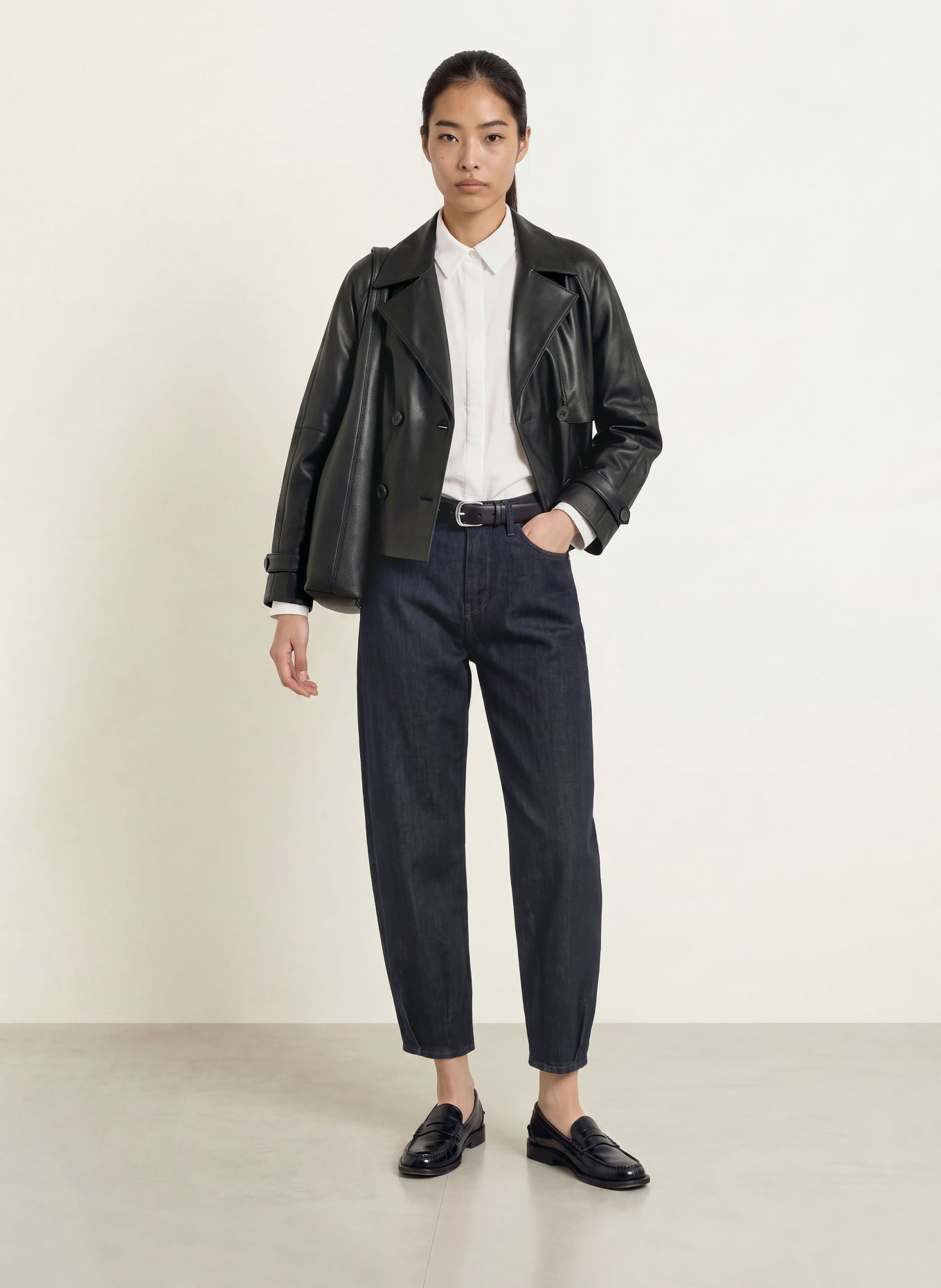 OPUS Barrel jeans LOLAH: 70419 rinsed blue