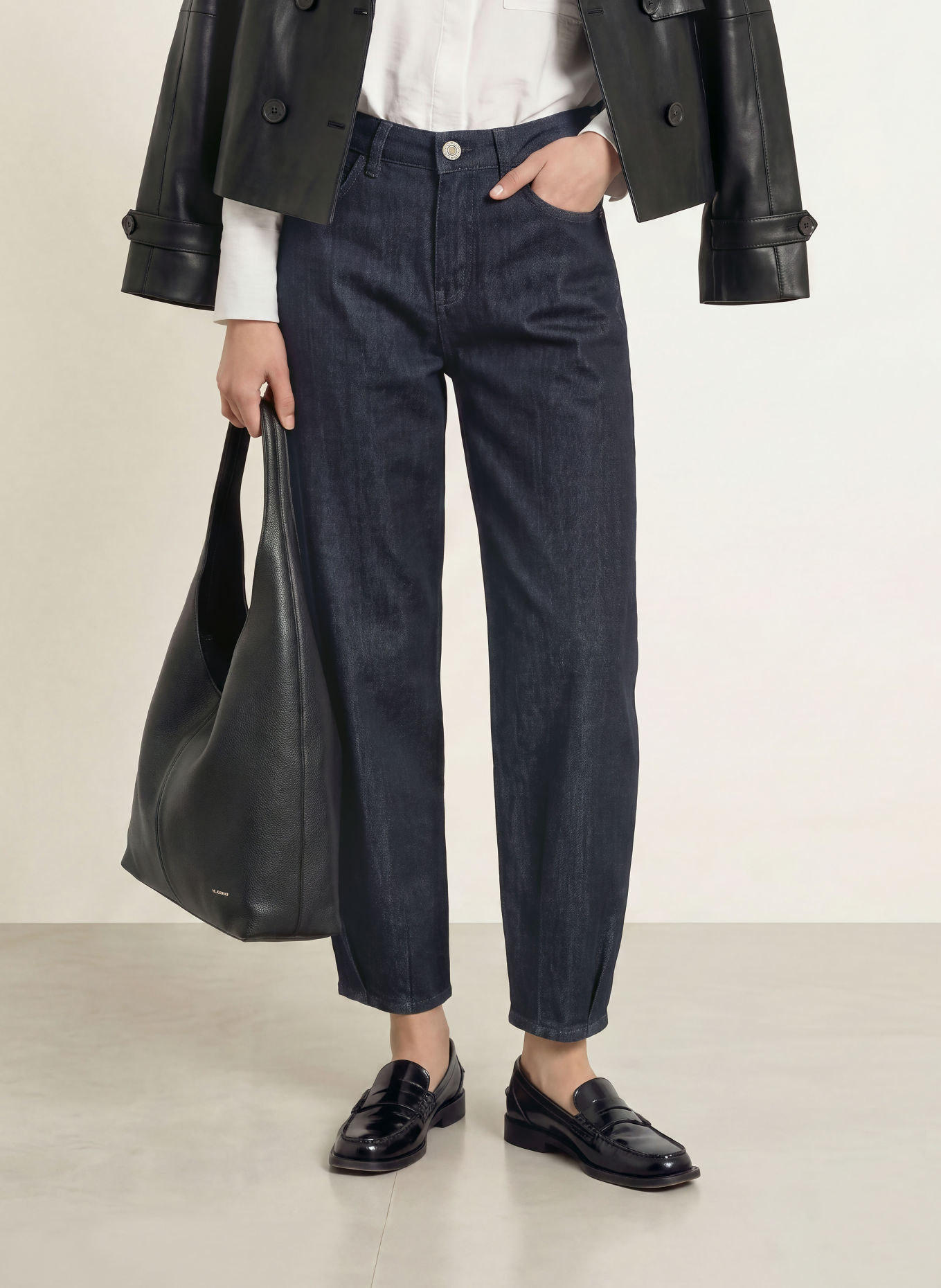 OPUS Barrel jeans LOLAH: 70419 rinsed blue