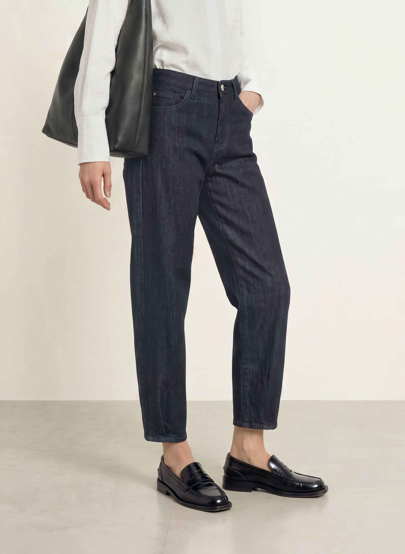 OPUS Barrel jeans LOLAH: 70419 rinsed blue