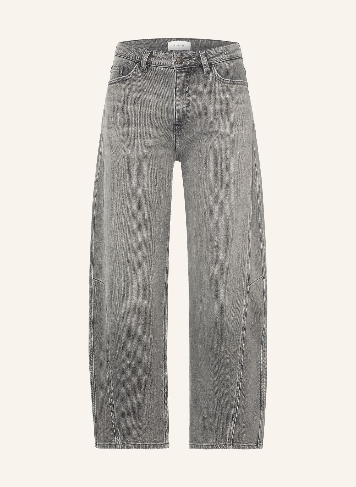 OPUS Barrel Jeans LOLAH: 70404 mid grey