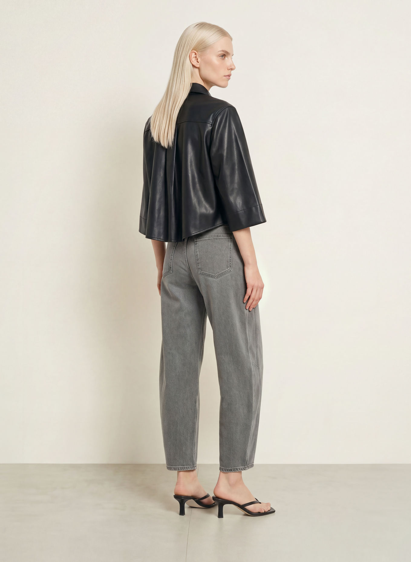 OPUS Barrel Jeans LOLAH: 70404 mid grey