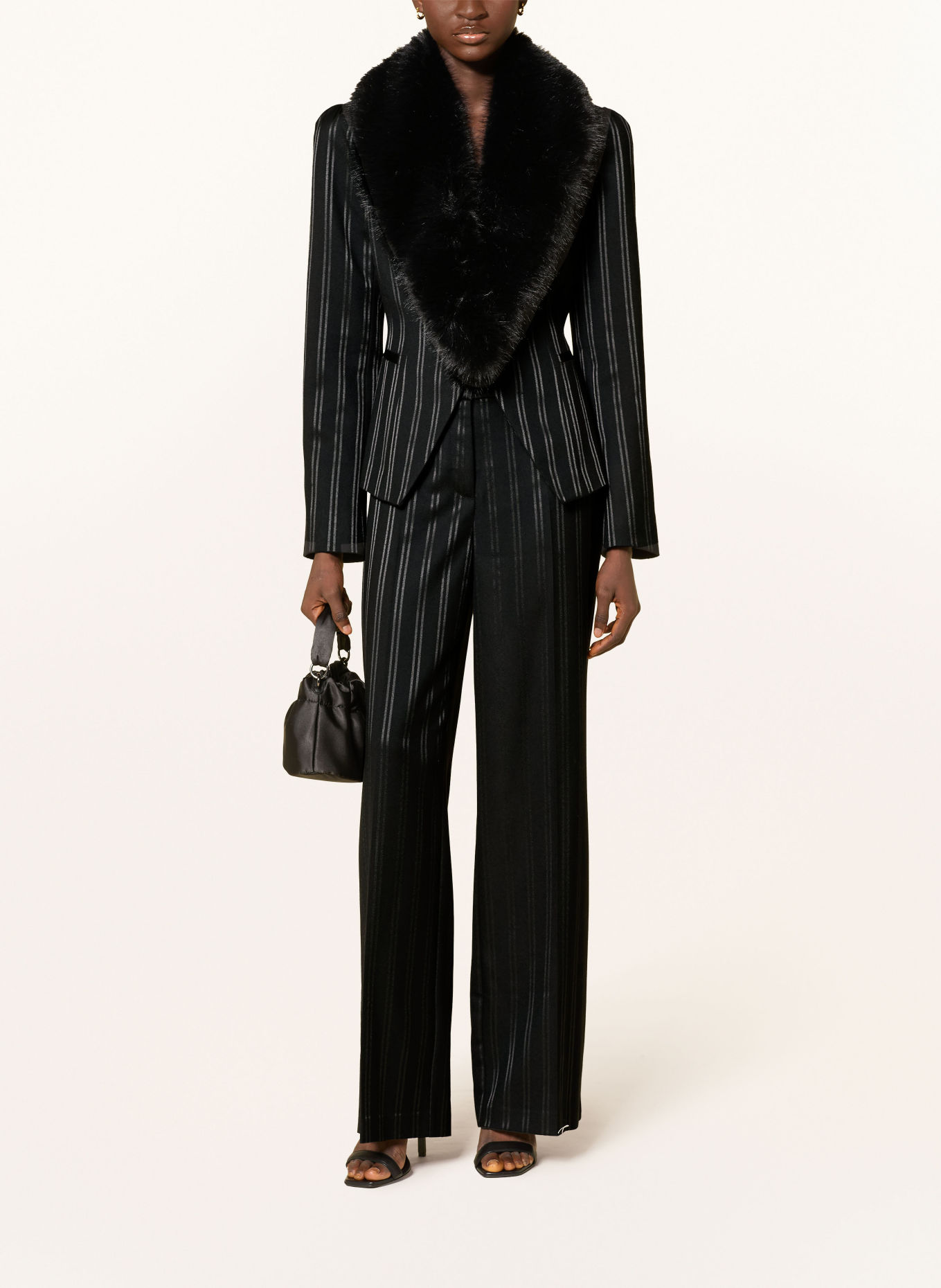 Joseph Ribkoff Pantaloni Marlene: NEGRU