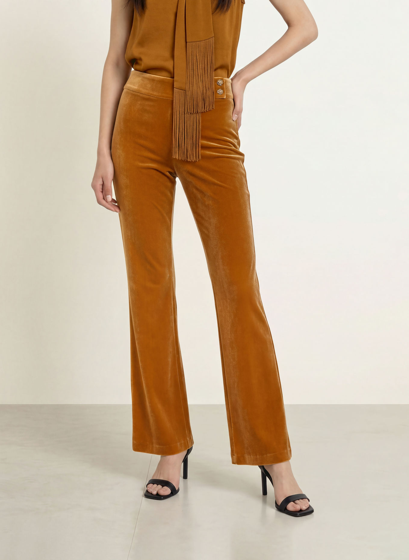 Joseph Ribkoff Samthose: COGNAC / GOLD