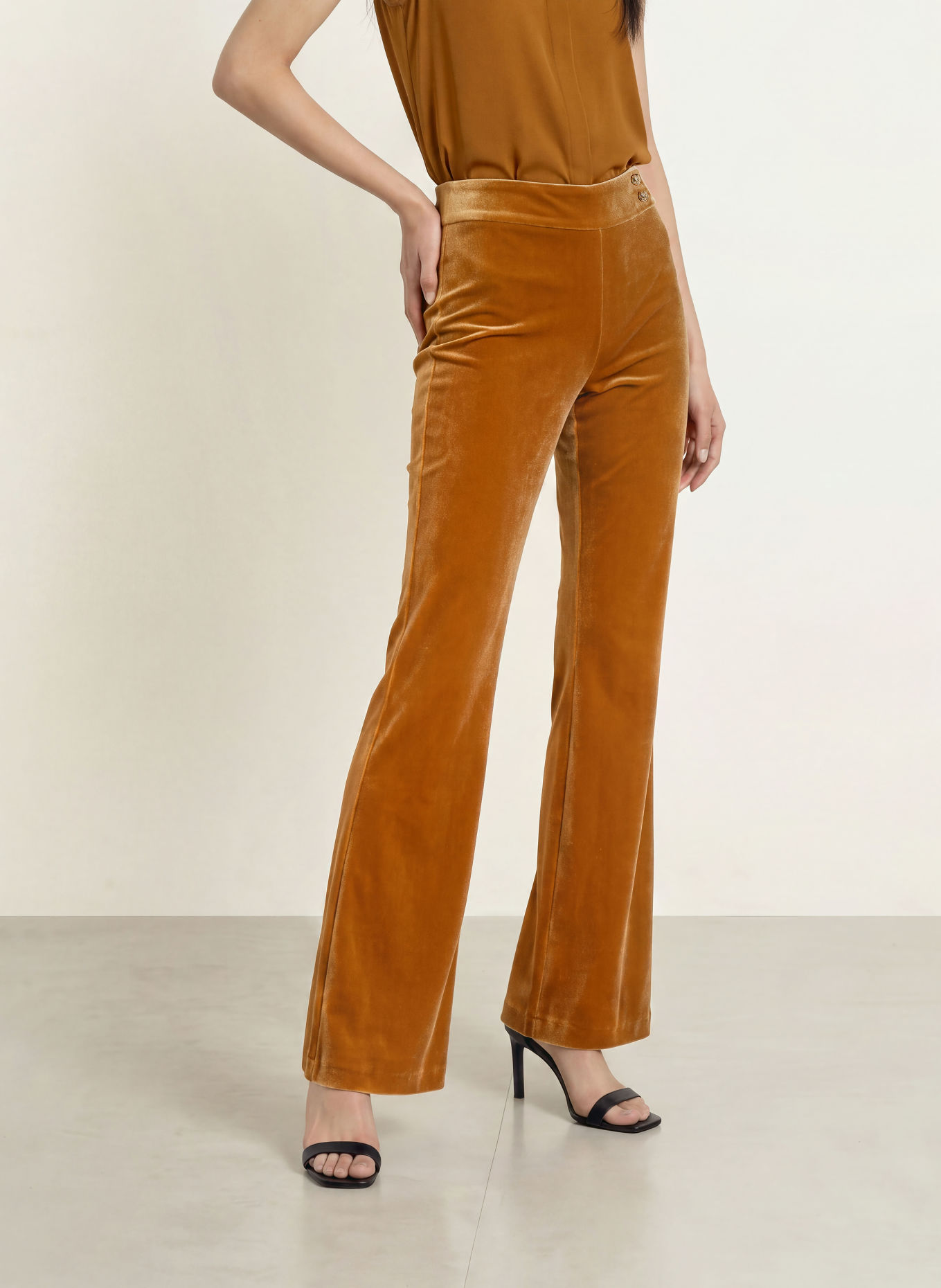 Joseph Ribkoff Samthose: COGNAC / GOLD