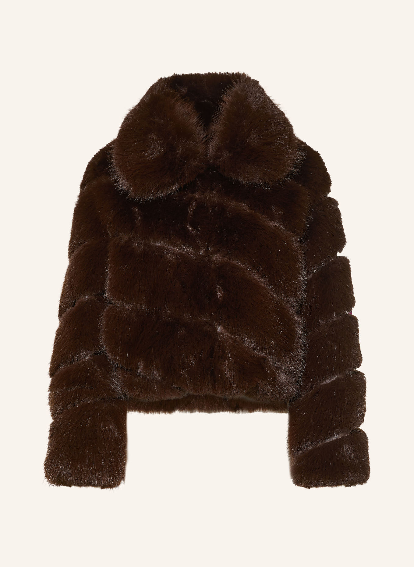 Joseph Ribkoff Kunstfell-Jacke: DUNKELBRAUN