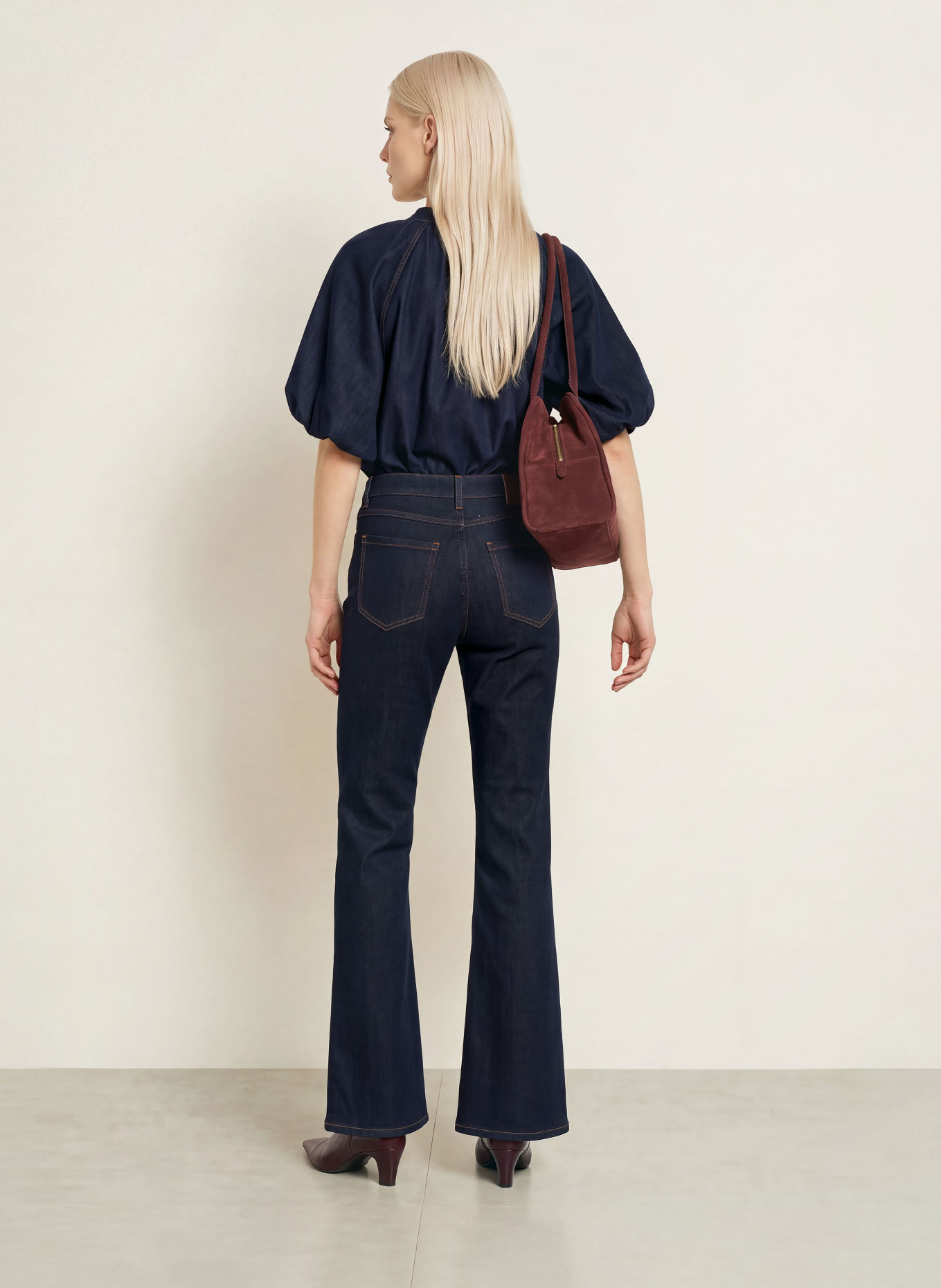 Joseph Ribkoff Flared jeans: 3302 Dark Denim