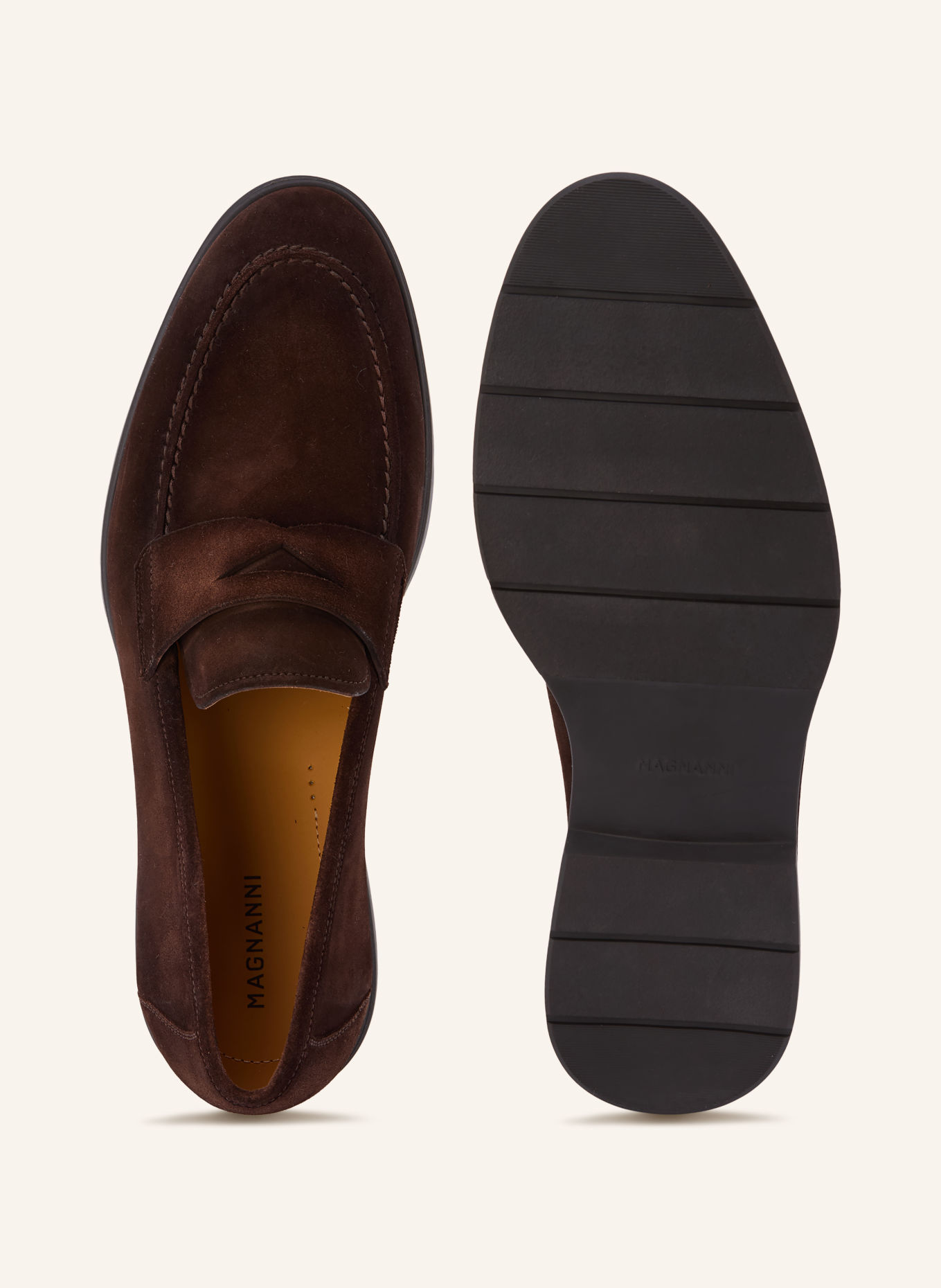 MAGNANNI Penny loafer POINTER CROSTIDIFU: DARK BROWN