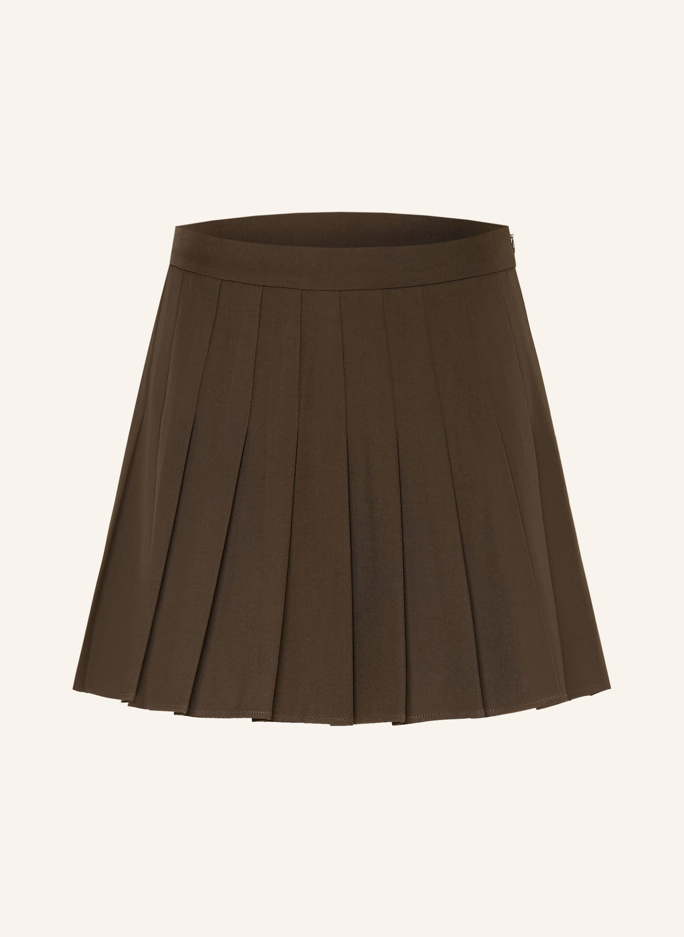 NEO NOIR Jupe plissée LAURINA: MARRON FONCÉ