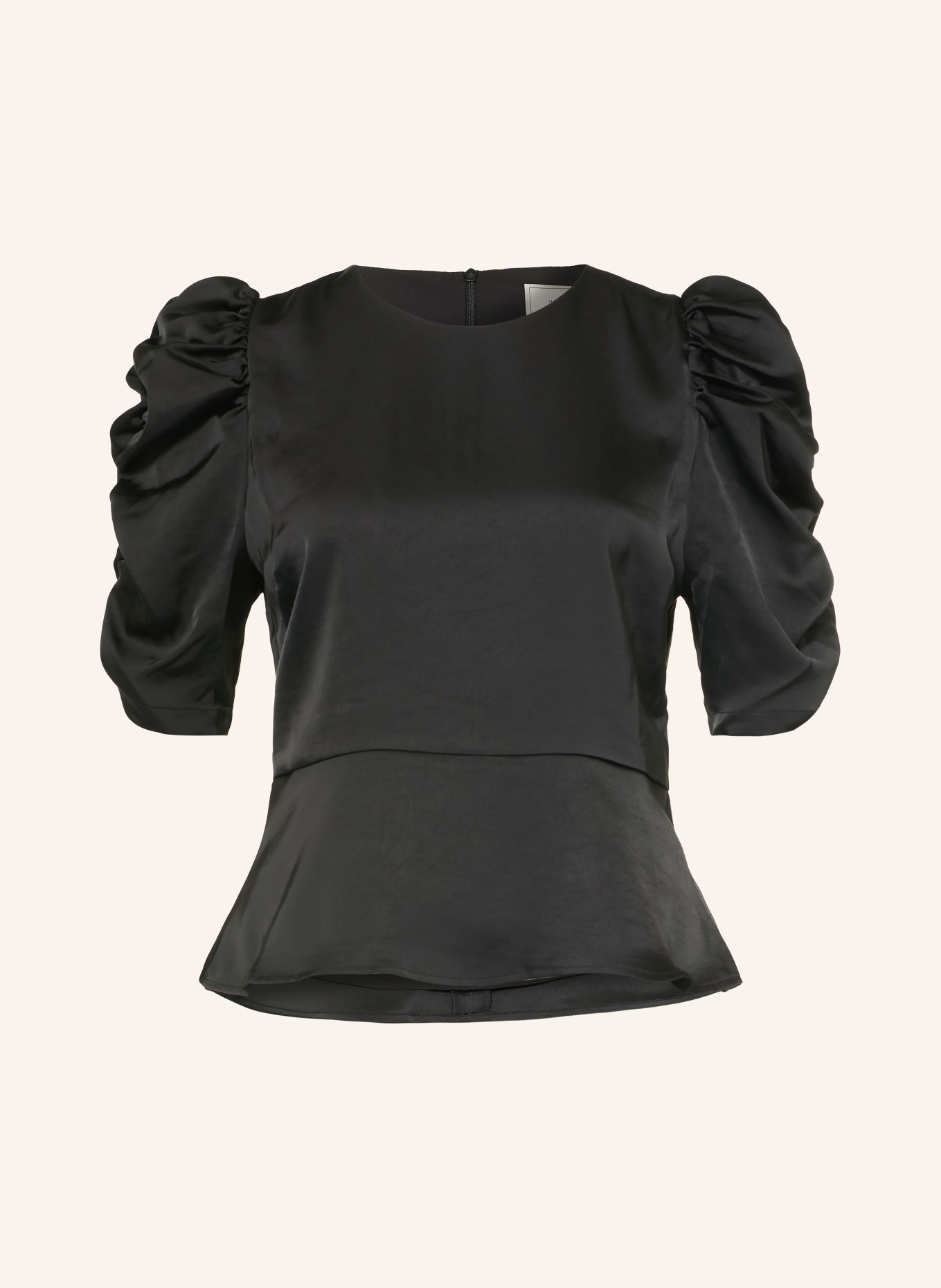 NEO NOIR BENUA-blouseshirt van satijn: ZWART
