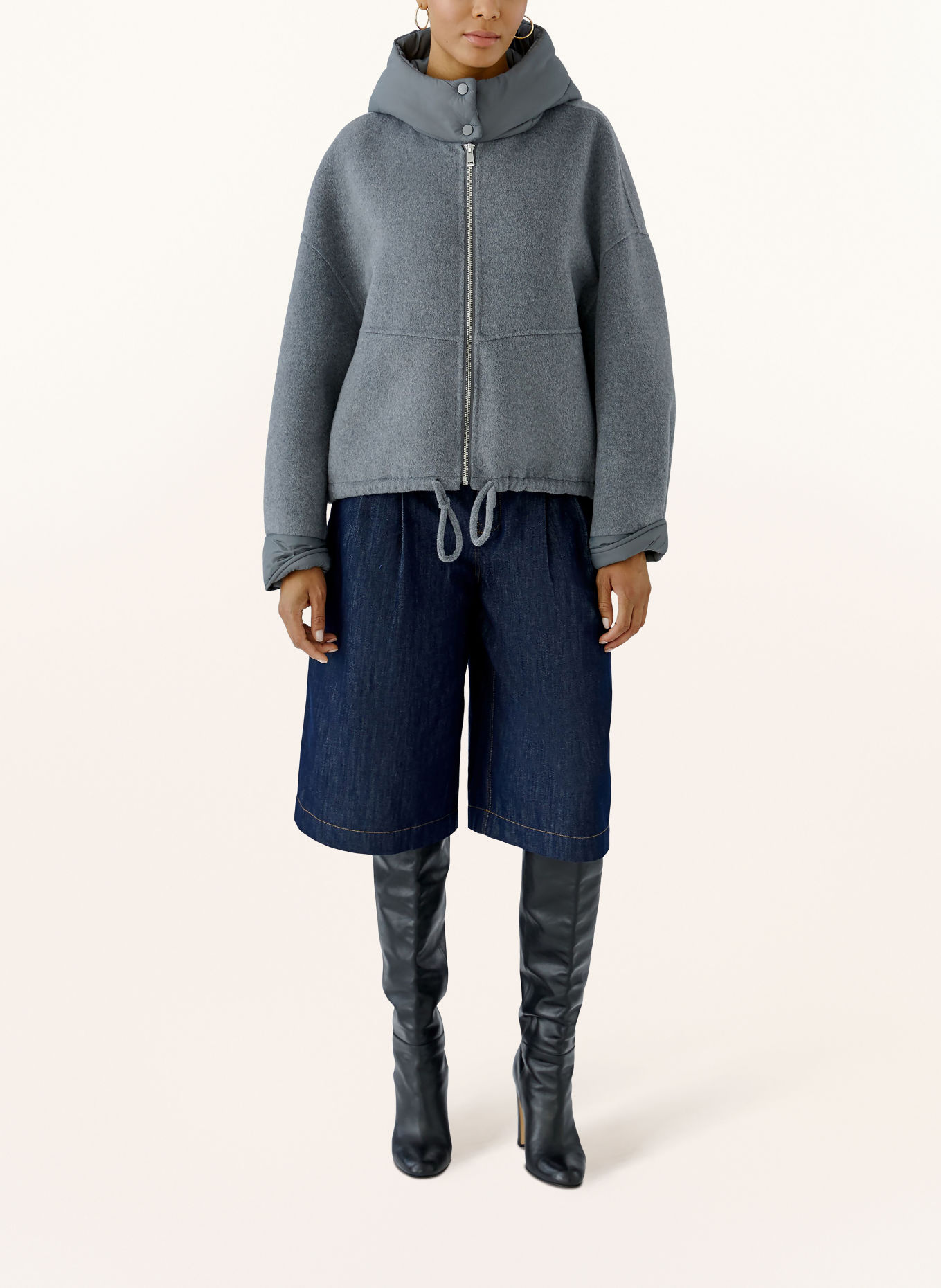 oui Blouson: GRIS