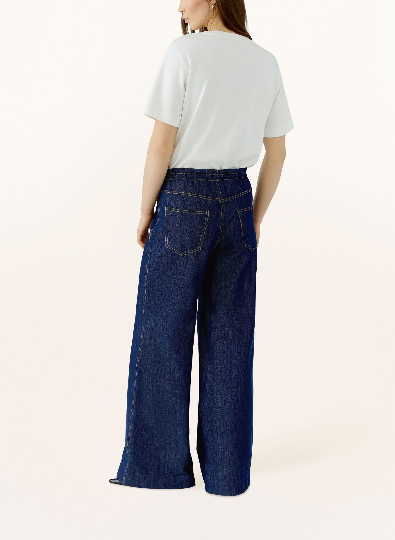 oui Jean wide leg THE PALAZZO: 5900 RAW DENIM