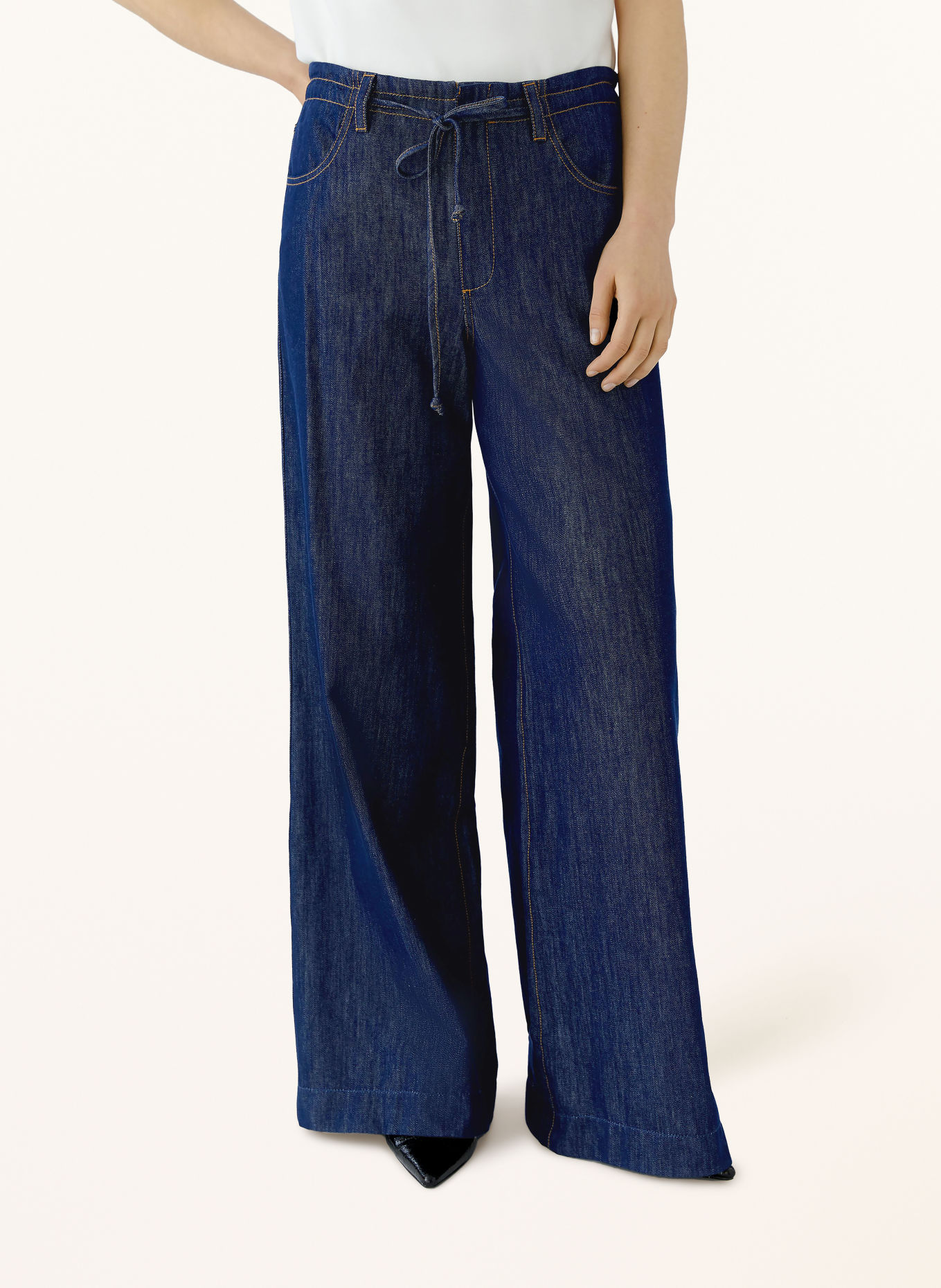 oui Jean wide leg THE PALAZZO: 5900 RAW DENIM