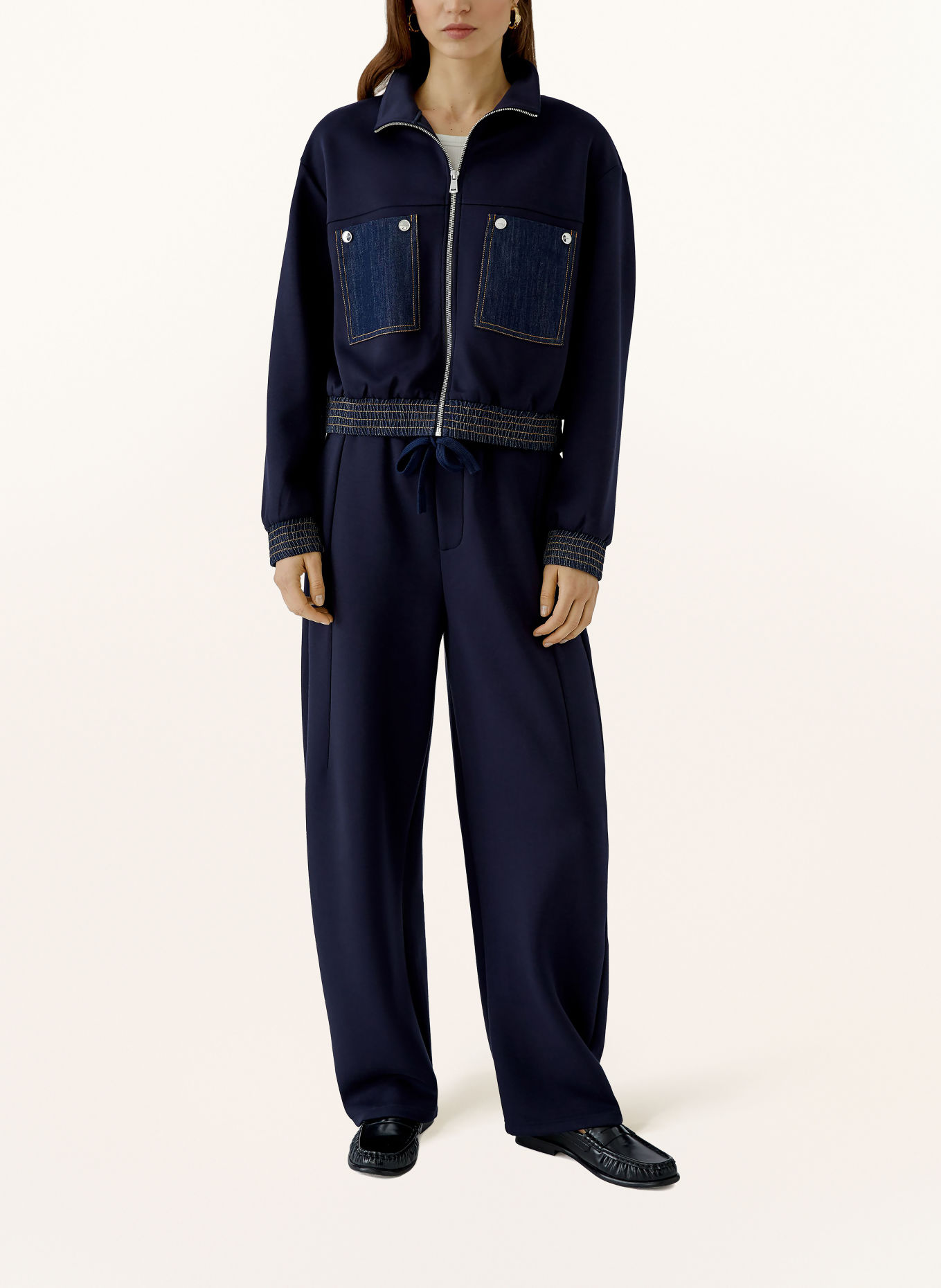 oui Veste: BLEU FONCÉ