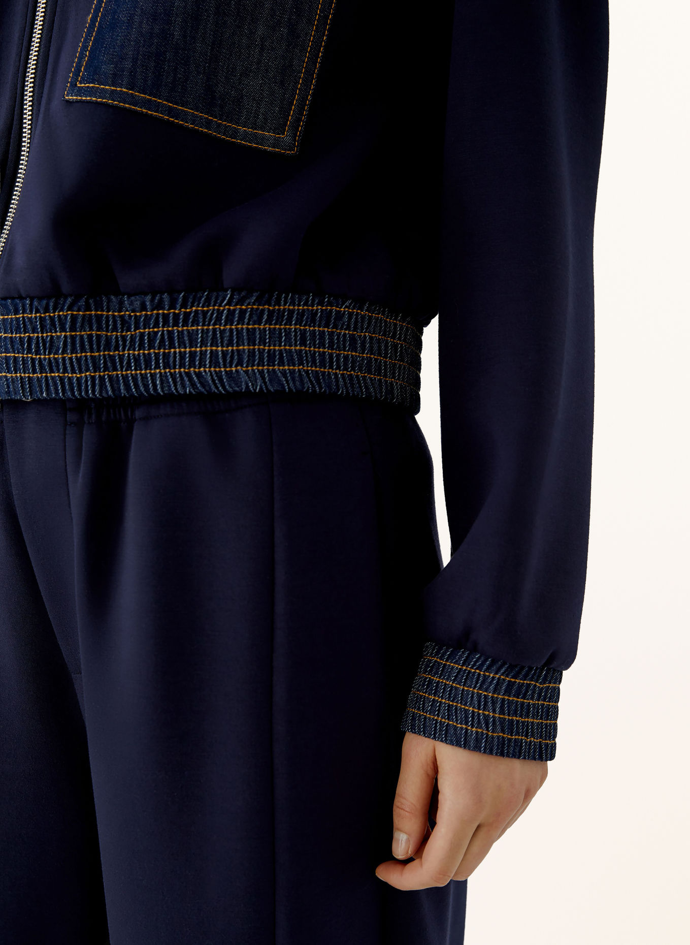 oui Veste: BLEU FONCÉ