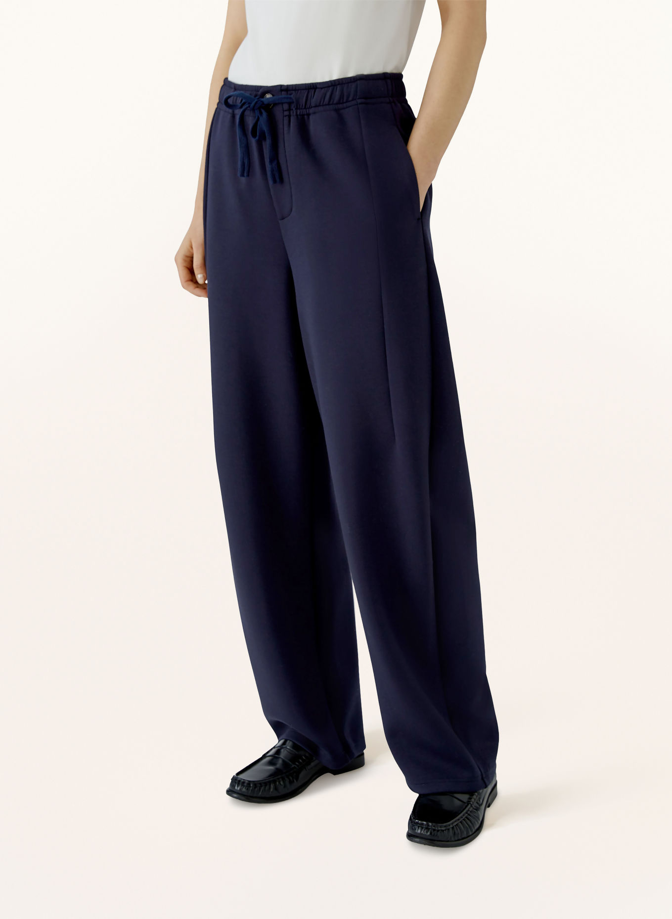 oui Pantalon en jersey: BLEU FONCÉ