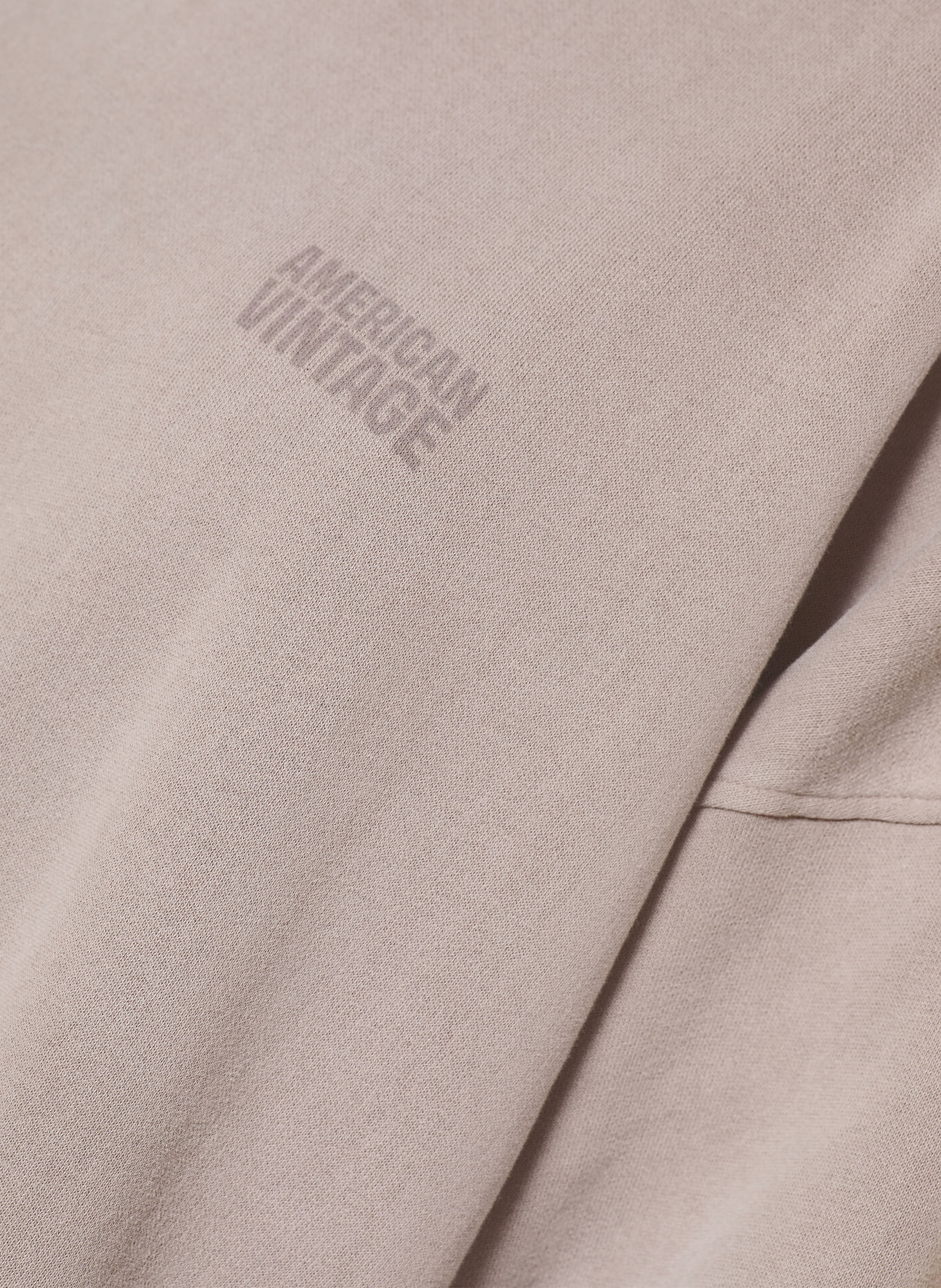 American Vintage Bluza JITBAY: SZAROBRĄZOWY