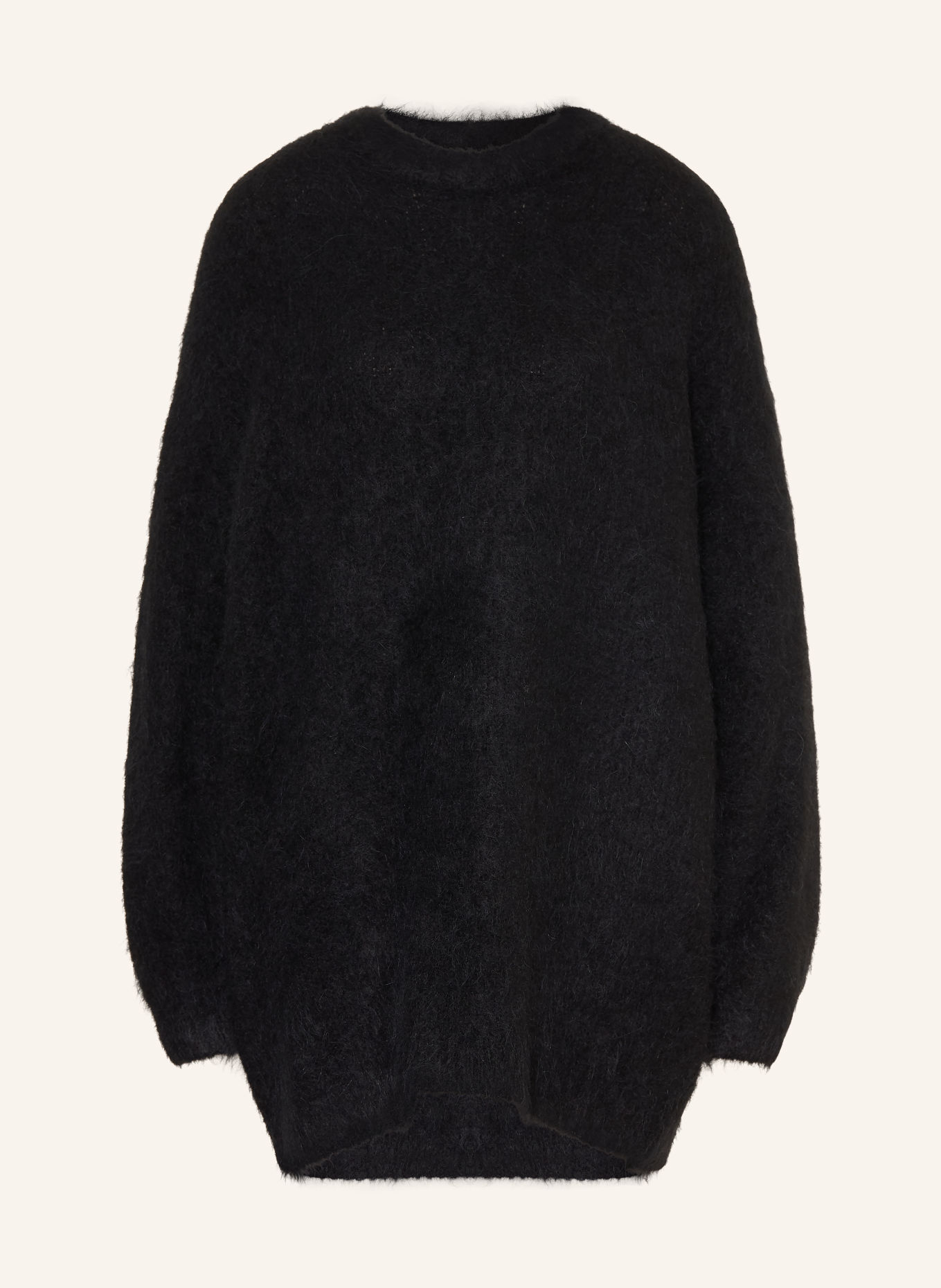 American Vintage Oversized svetry NIBY s alpakou: ČERNÁ