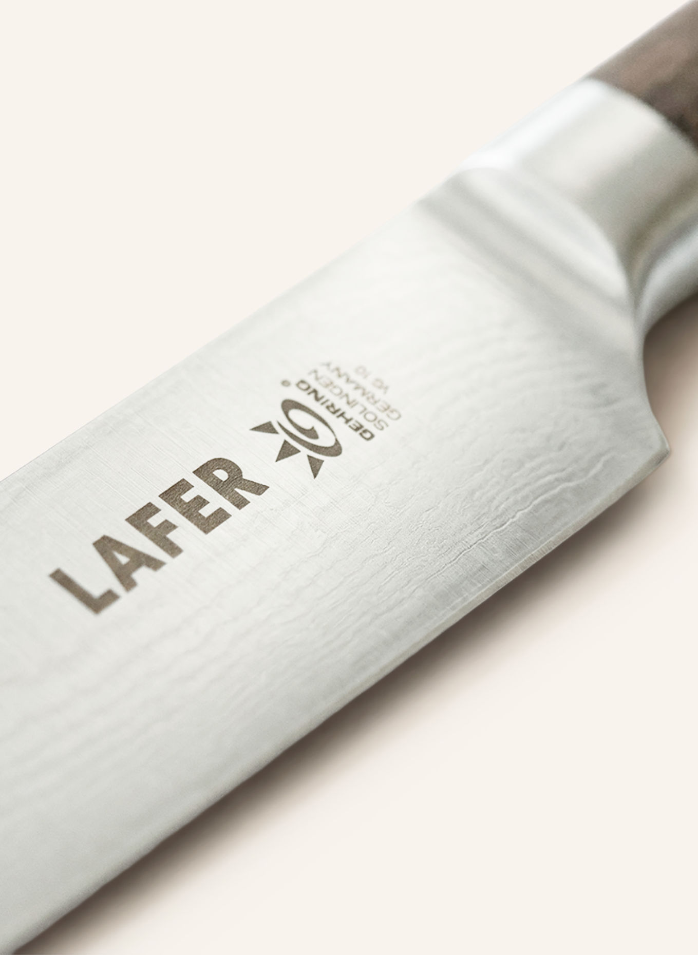 JOHANN LAFER EDITION Gemüsemesser: SILBER / BRAUN