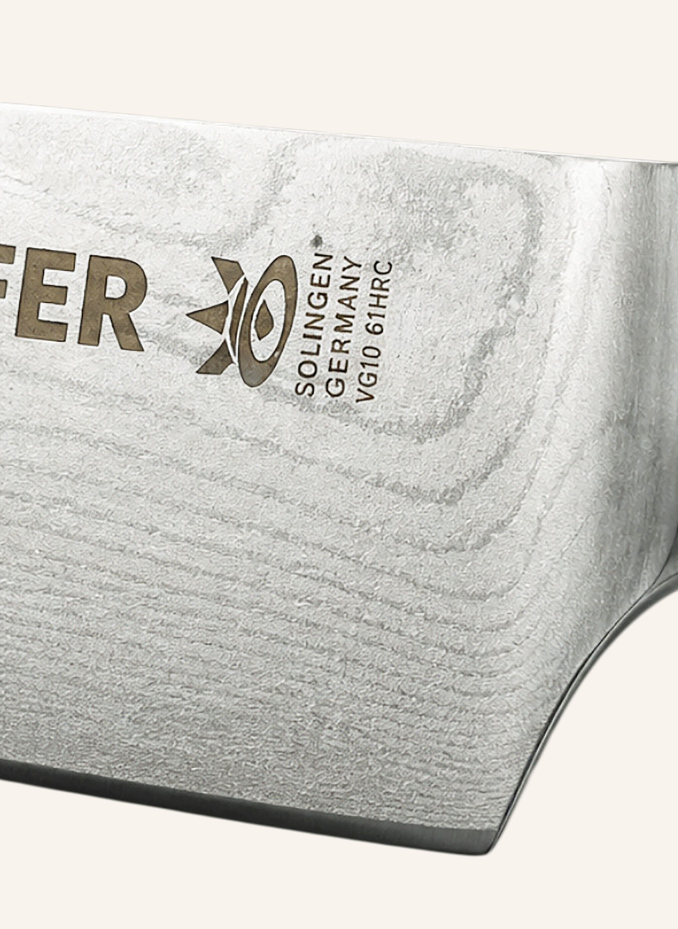 JOHANN LAFER EDITION Kochmesser: SILBER / BRAUN