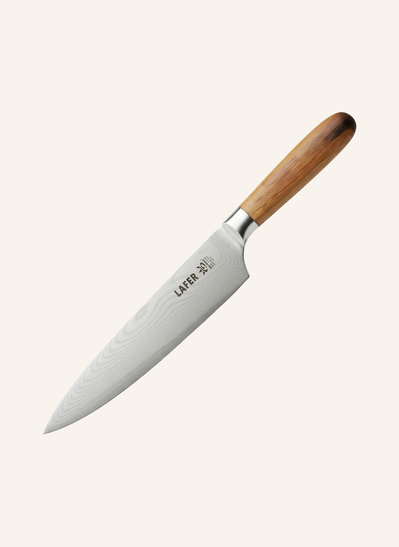 JOHANN LAFER EDITION Kochmesser: SILBER / BRAUN